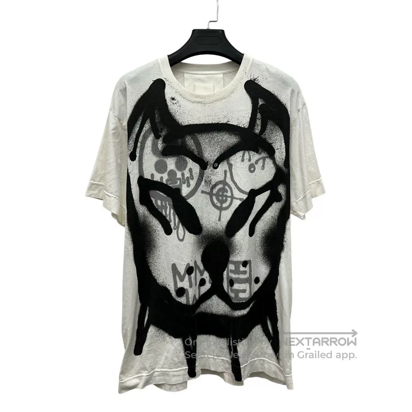 Japanese Brand Givenchy Chito Graffiti Dog Short Sleeve. Size US L / EU 52-54 / 3 - 1 Thumbnail