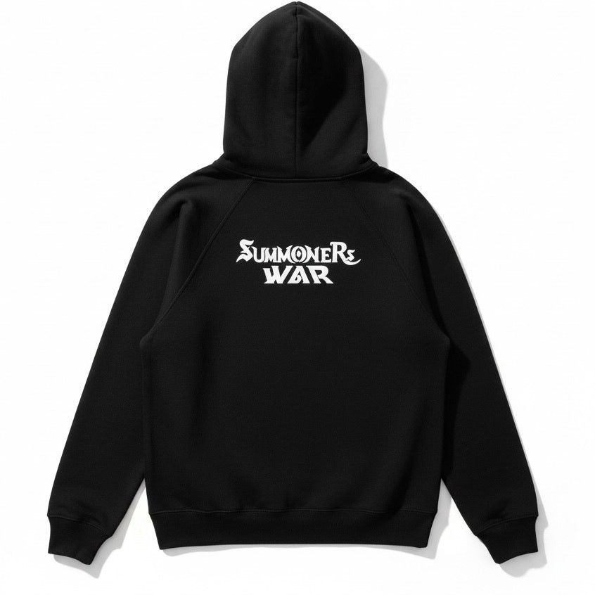 Gildan Summoners War Video Game Black Print Hoodie Size Men's M Ult Size US M / EU 48-50 / 2 - 1 Thumbnail