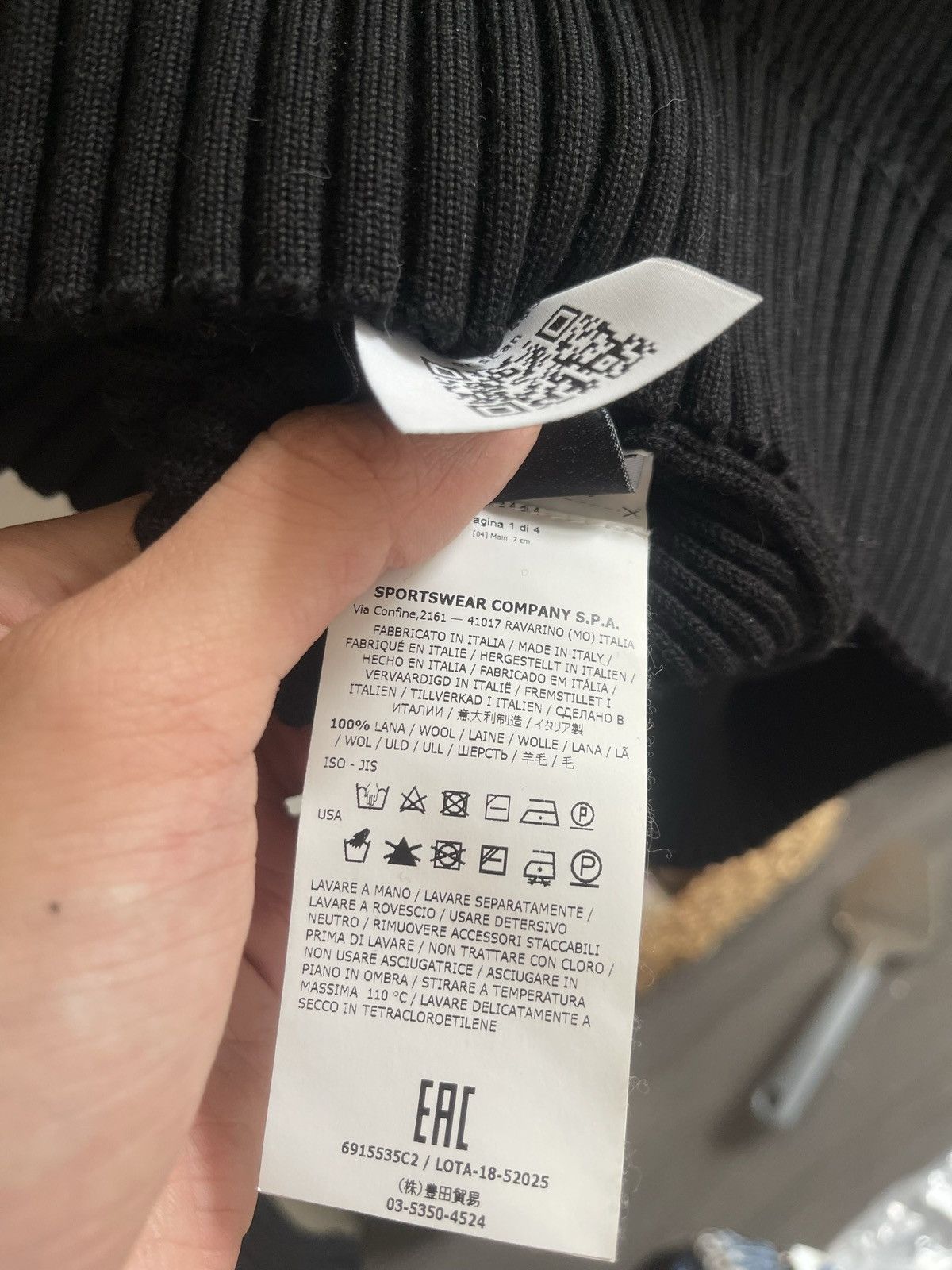 Designer × Stone Island Stone Island Wool Roll-Neck Size US S / EU 44-46 / 1 - 4 Thumbnail