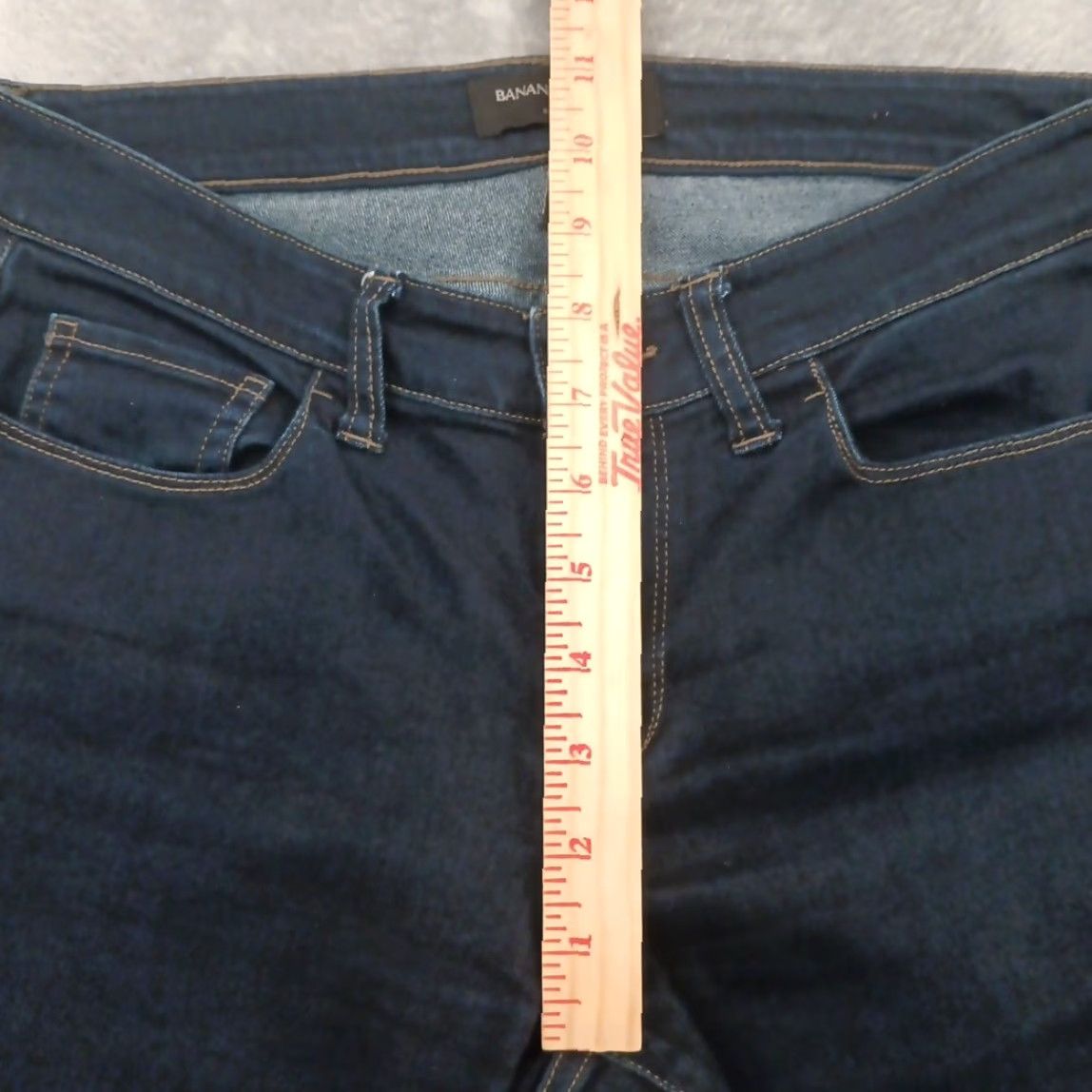 Banana Republic Banana Republic Jeans Skinny Womens Size 2 Blue Dark Wash Denim 28x30 Size 26" / US 2 / IT 38 - 3 Thumbnail