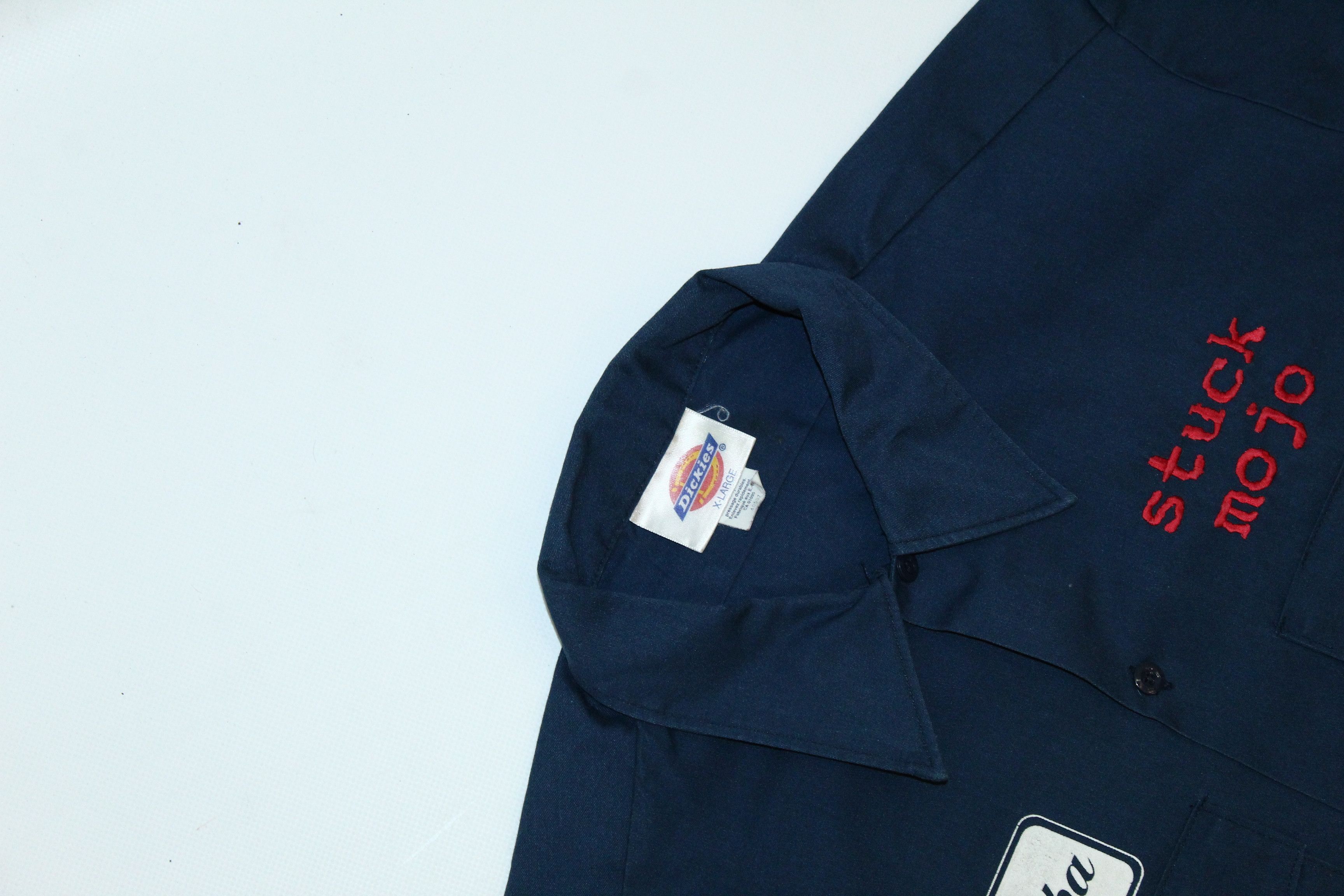Band Tees RARE💥90s Dickies USA Stuck Mojo S/S Baggy Work Shirt Size US XL / EU 56 / 4 - 4 Thumbnail