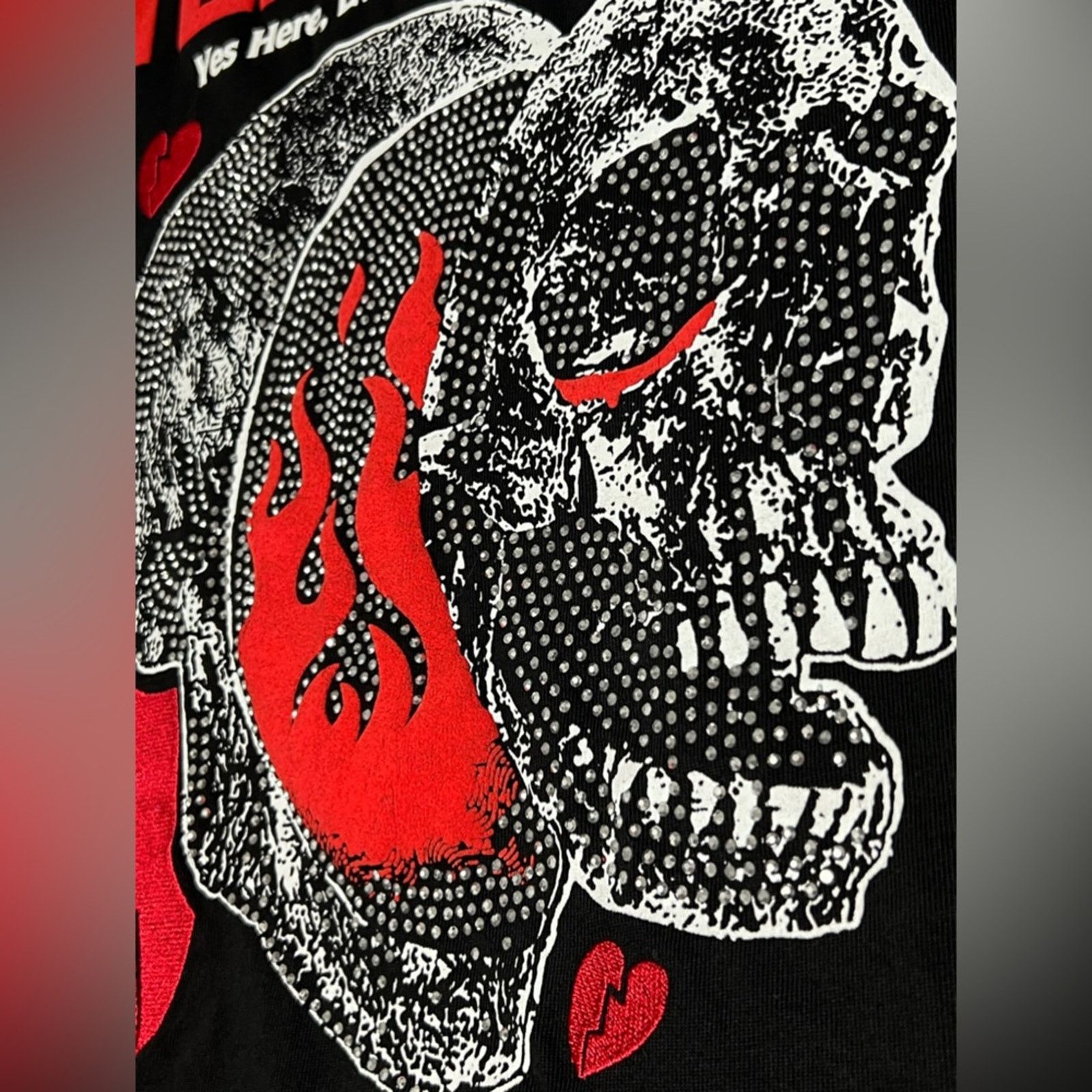 Other Tenaciti Studios ‘Skull Hearts’ Streetwear Shirt MEN XL $100 Size US XL / EU 56 / 4 - 9 Thumbnail