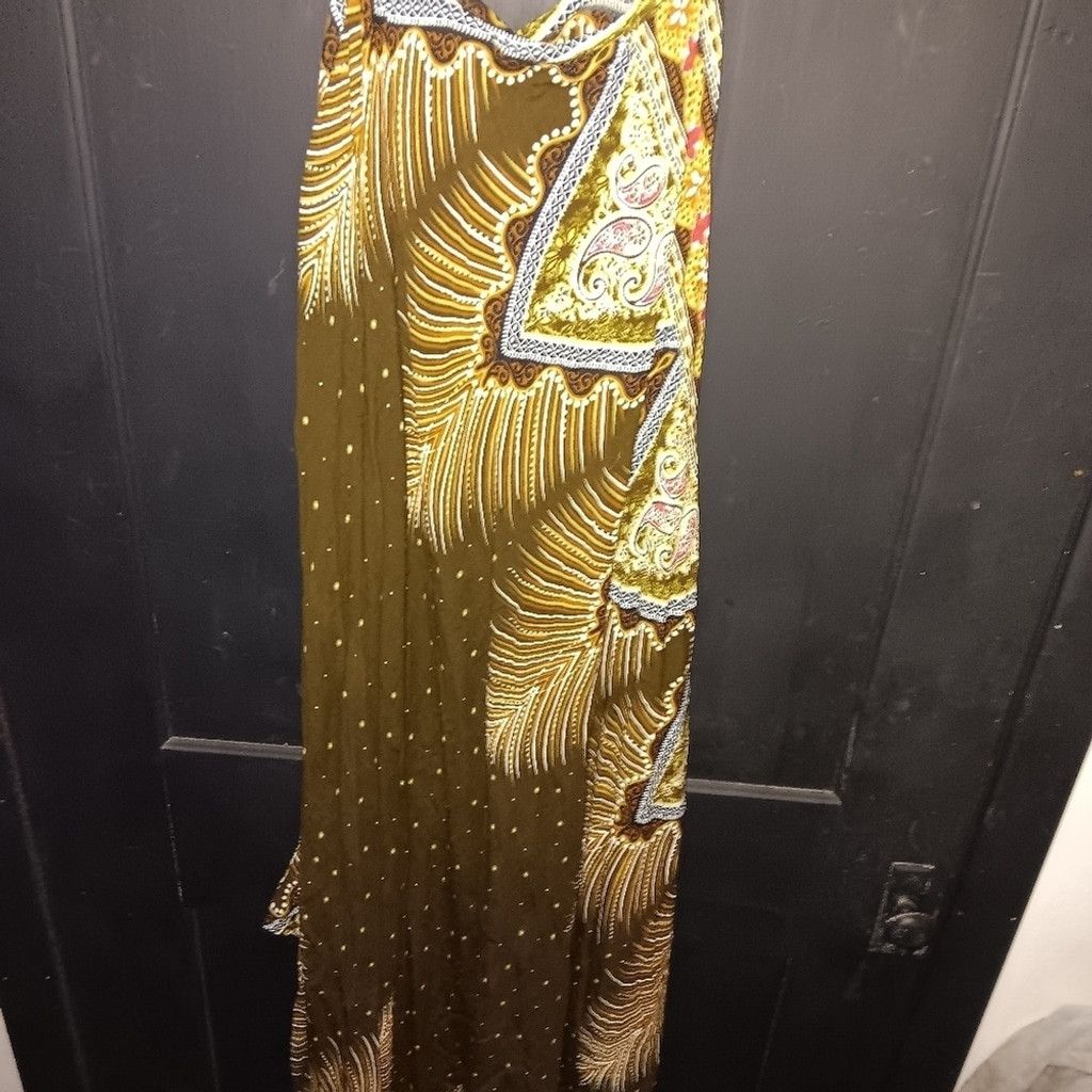 Unknown London No brand dress, colorful print, no size, looks Medium, GUC Size M / US 6-8 / IT 42-44 - 3 Thumbnail