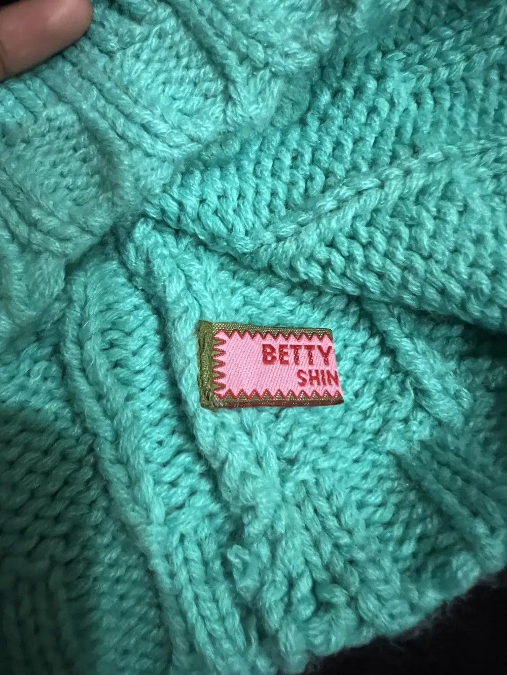 Japanese Brand Betty Blue Bobble Beanie Hat Size ONE SIZE - 5 Thumbnail