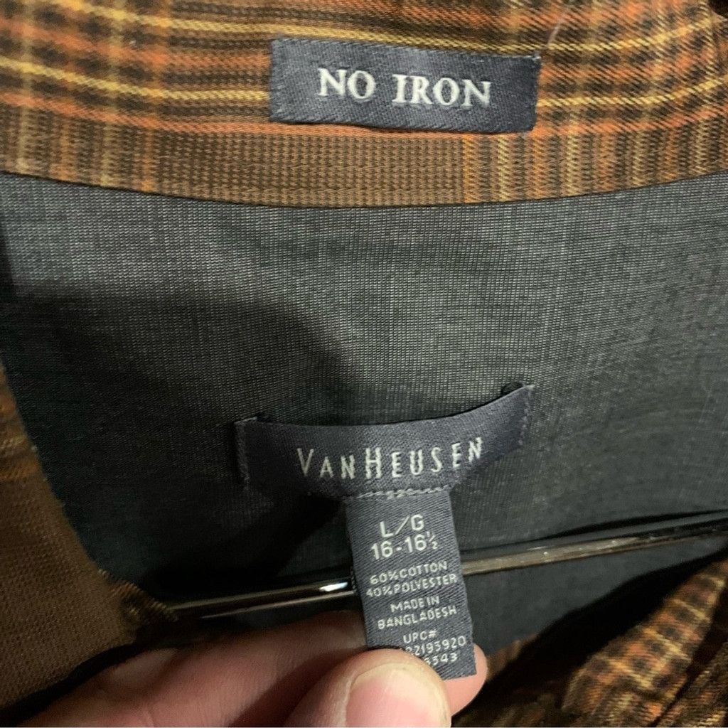 Van Heusen Men’s Van Heusen Dress Shirt Size US L / EU 52-54 / 3 - 3 Thumbnail