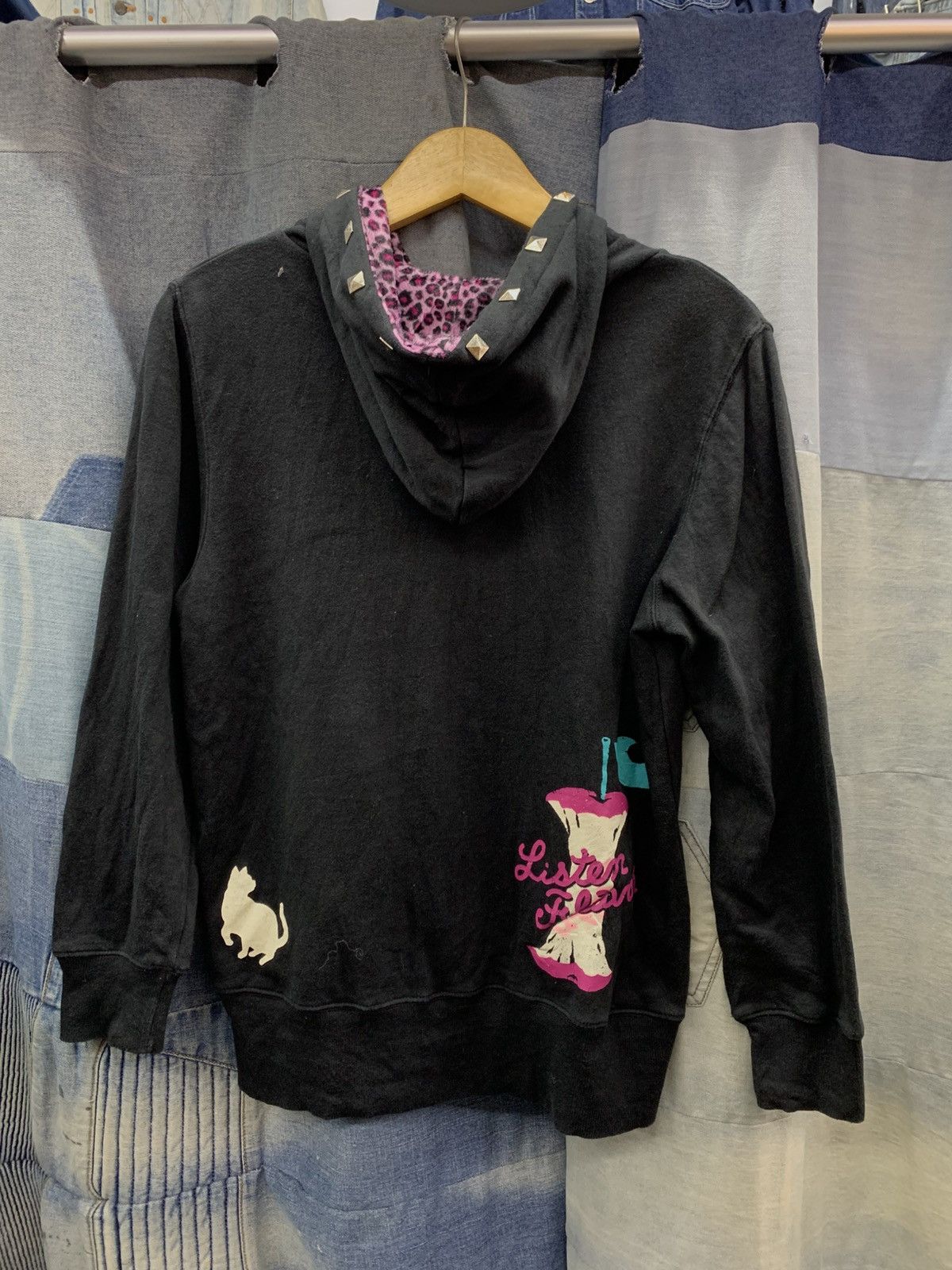 GOSTAR DE FUGA × Tornado Mart japan grunge hoodie listen flavor leopard studded punk Size US M / EU 48-50 / 2 - 7 Thumbnail
