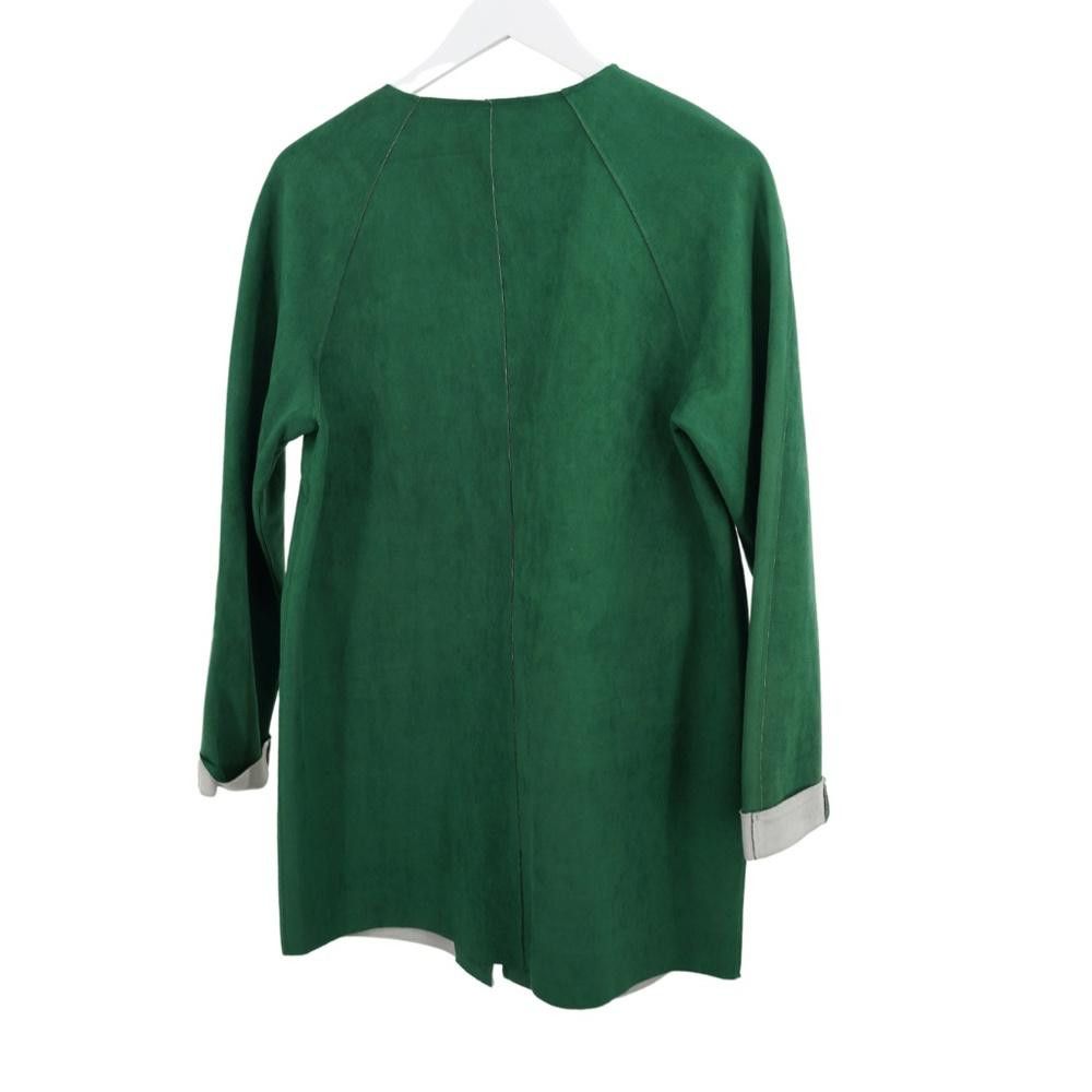 Roberto Cavalli NWT Roberto Cavelli Suede Jacket Emerald Size S Size S / US 4 / IT 40 - 3 Thumbnail