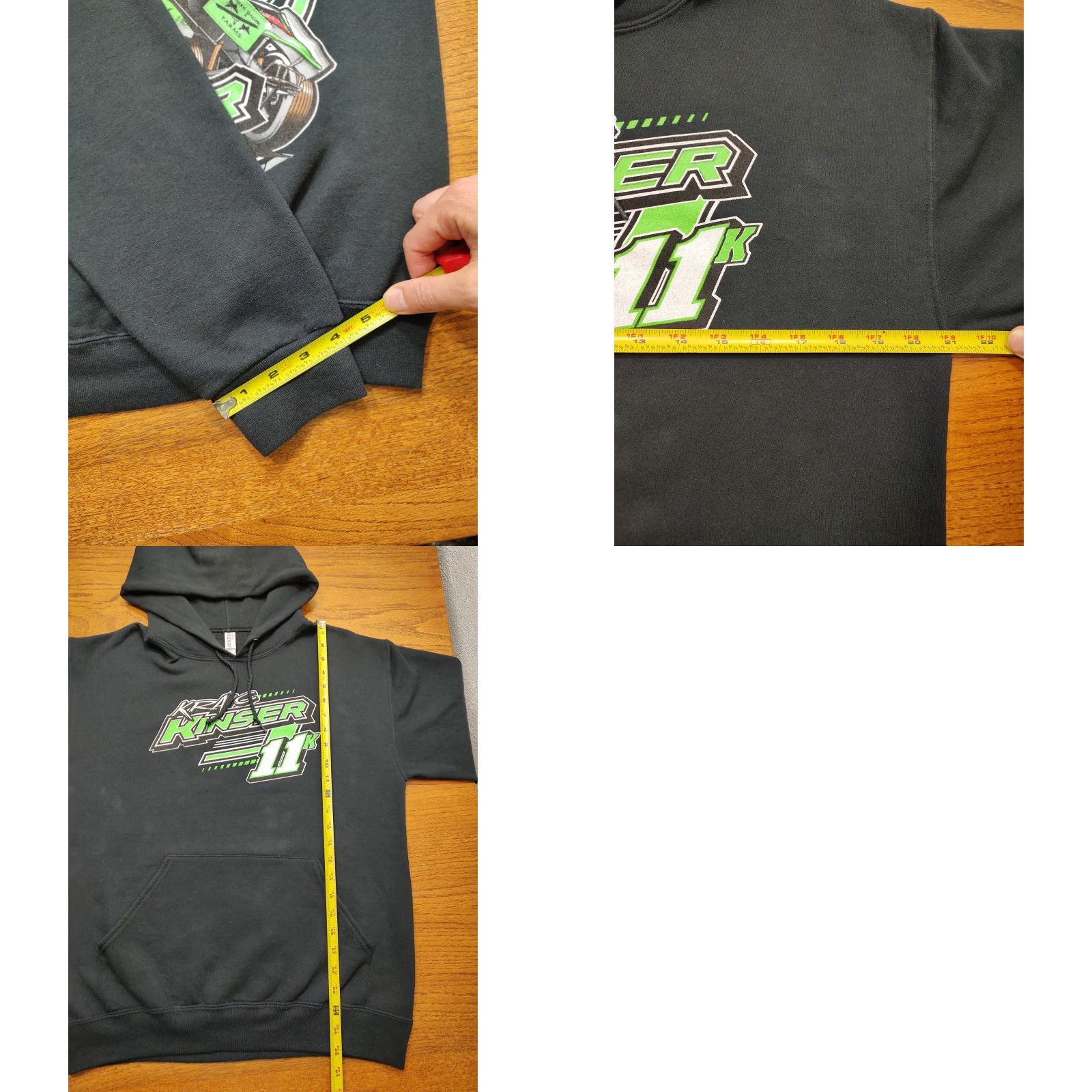 Gildan VINTAGE Kraig Kinser 11K Remy Crew Sweatshirt Hoodie XL Black Men Pullover Racing Dirt Nascar Indy 500 Daytona 500 Vintage Winged Sprint Car Size US XL / EU 56 / 4 - 8 Thumbnail