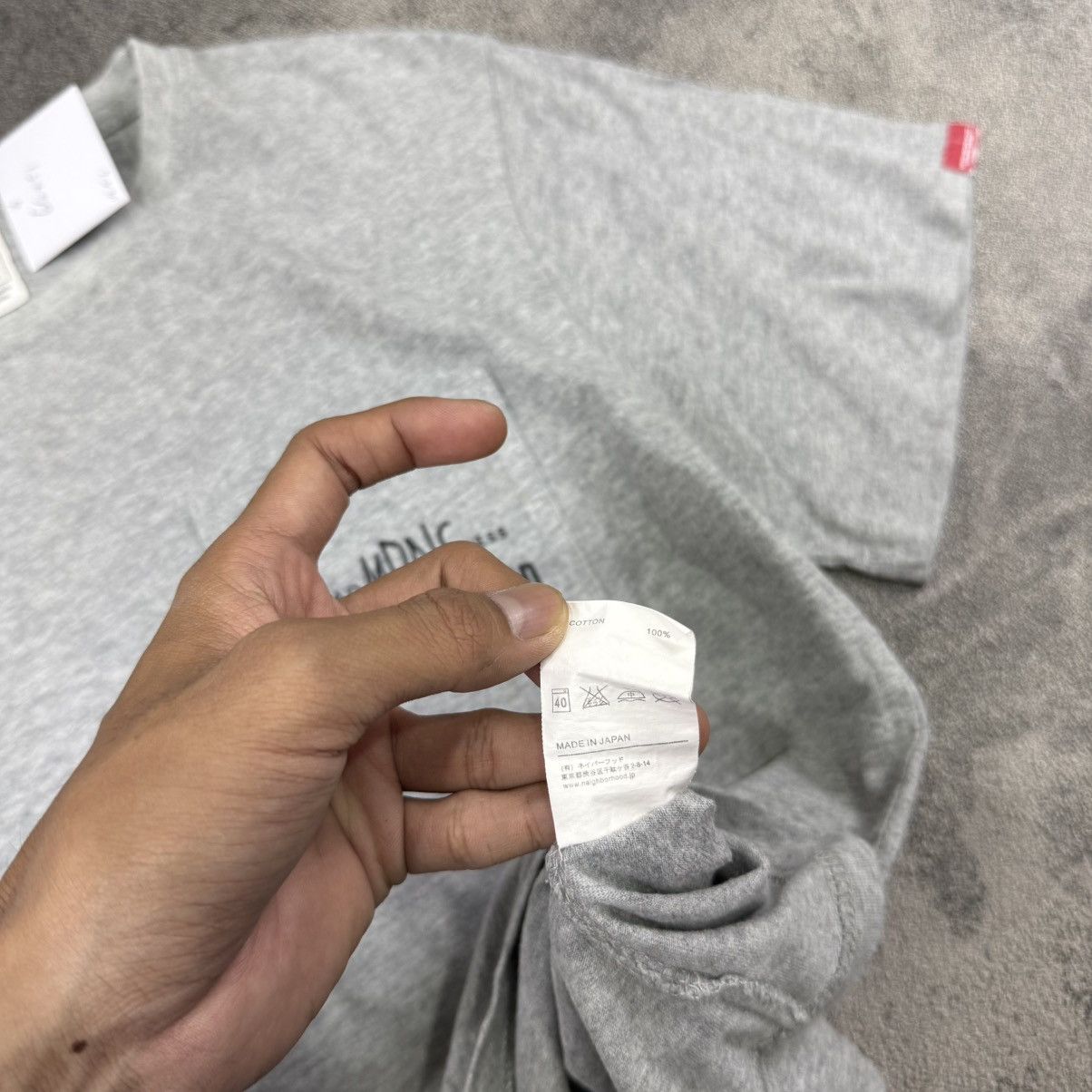 Japanese Brand Neighborhood x Madness short slevee tee grey Size US M / EU 48-50 / 2 - 7 Thumbnail