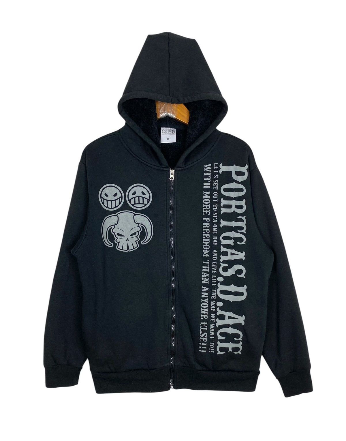 One Piece Rare‼️ One Piece Portgas D. Ace Hoodie Big Logo Size US S / EU 44-46 / 1 - 3 Thumbnail