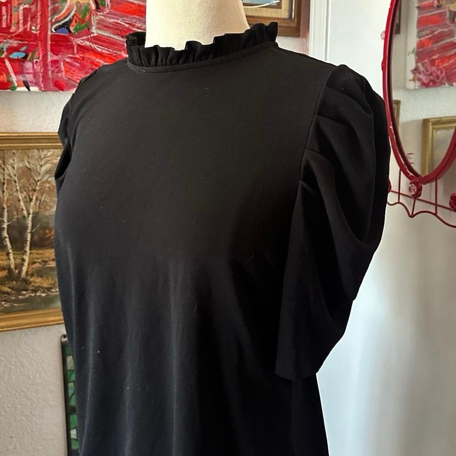 Other no brand black turtleneck short sleeve shirt Size M / US 6-8 / IT 42-44 - 2 Thumbnail