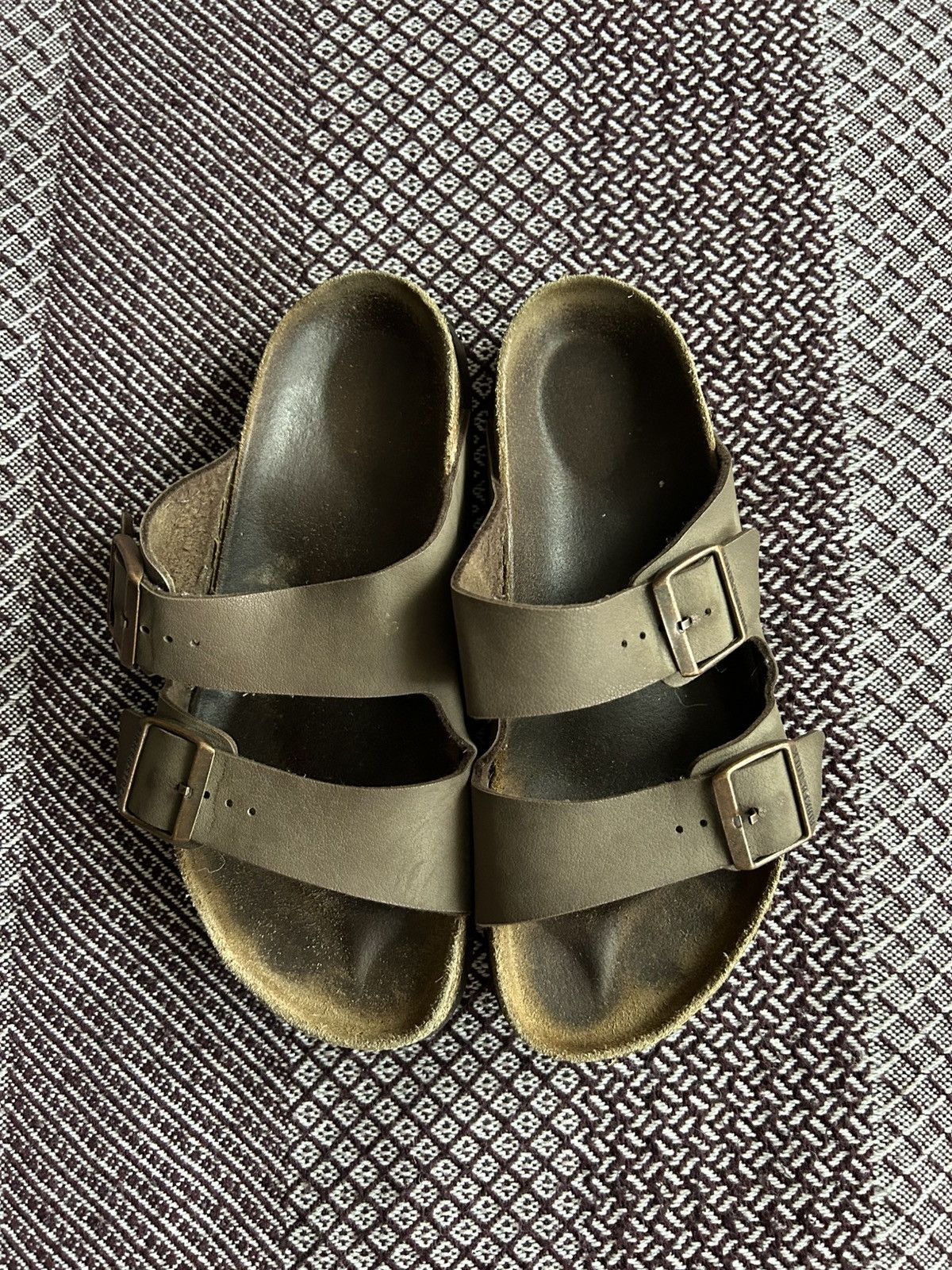 Birkenstock Birkenstock Arizona Oiled Leather Faded Sandals Unisex Sz 39 Size US 9 / IT 39 - 2 Thumbnail