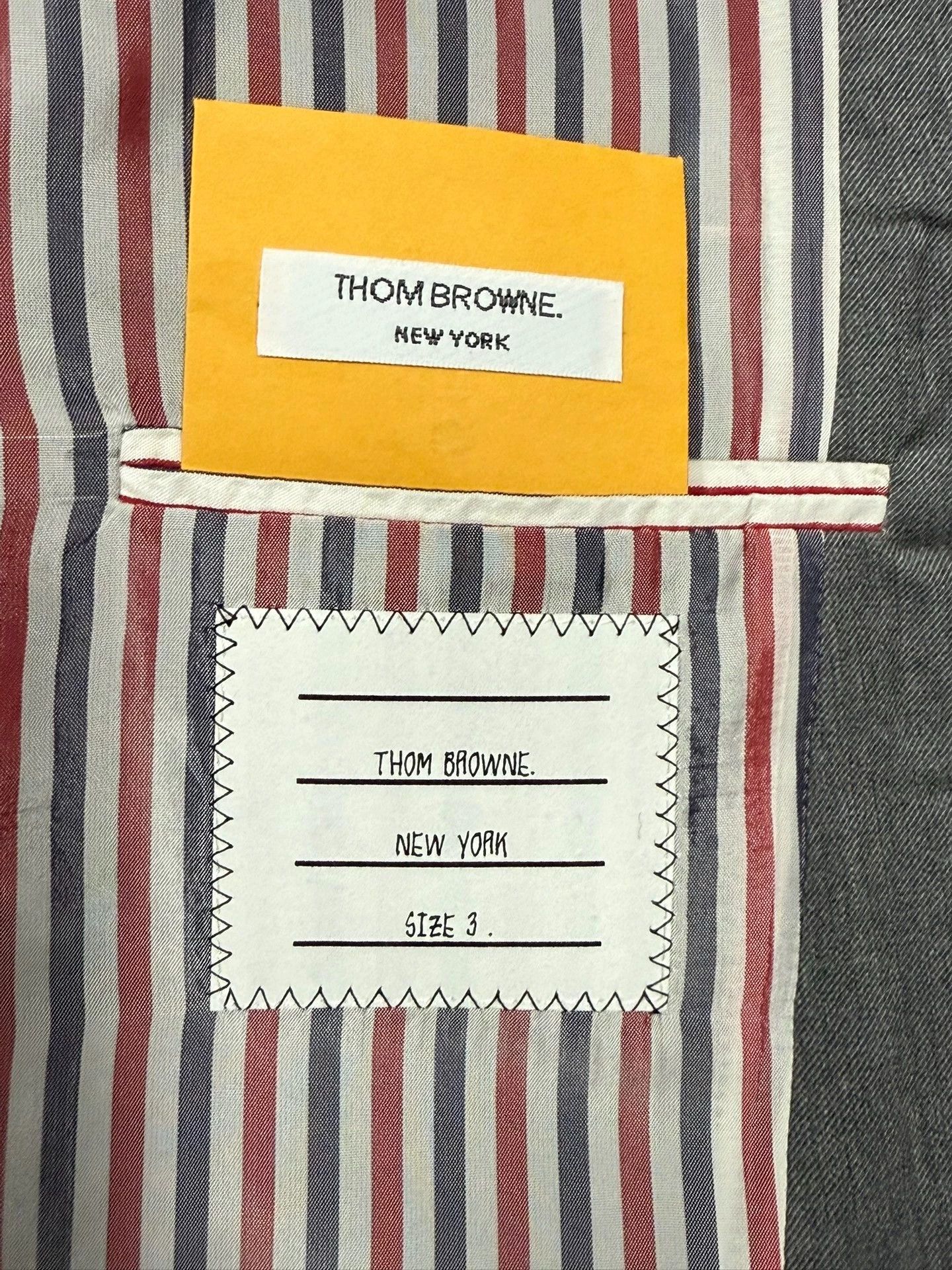 Thom Browne Thom Browne Short Suit Jacket Mid Gray Size3 Rare Size US L / EU 52-54 / 3 - 4 Thumbnail