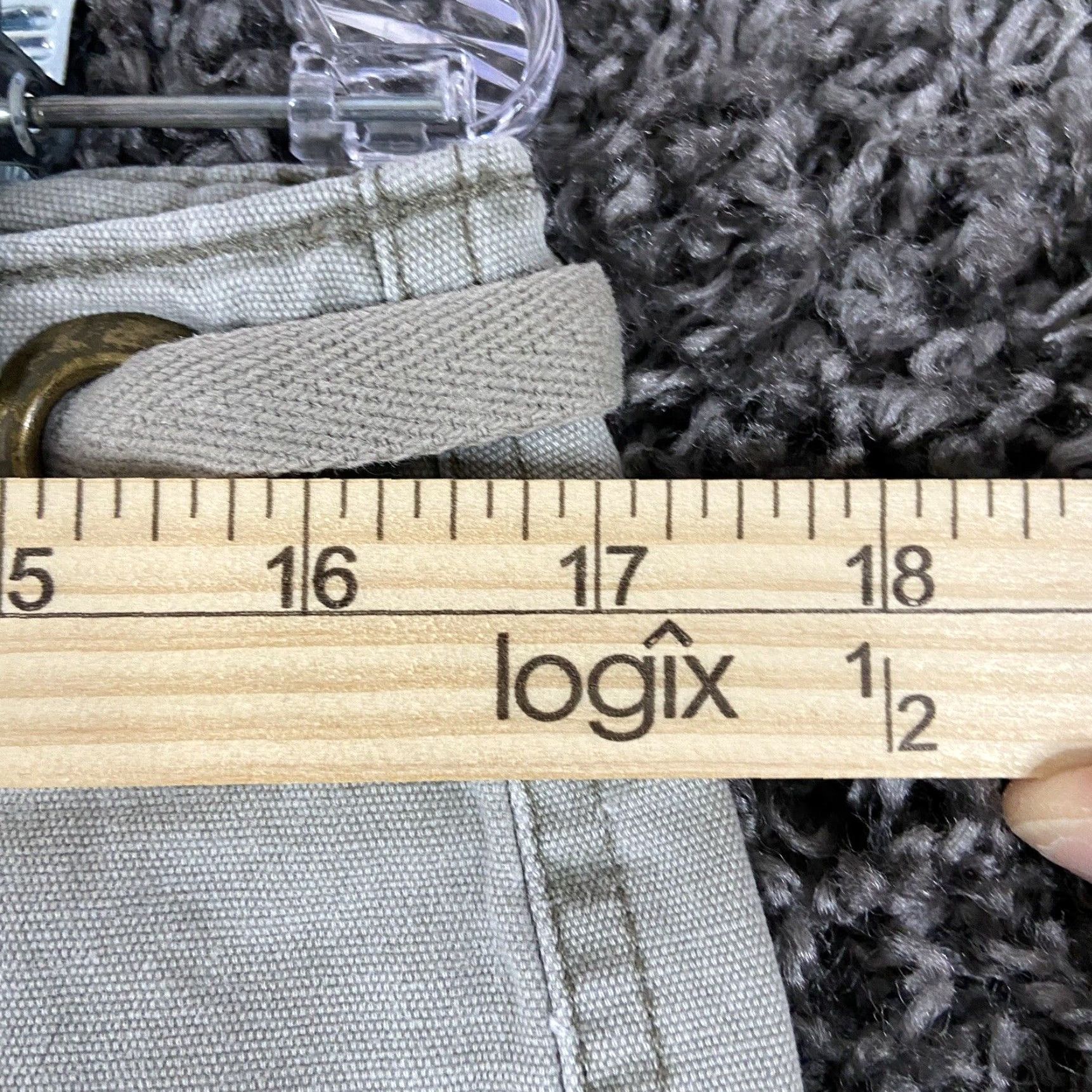 Vintage LEI Women's Bermuda Shorts Size 11 Beige with Pockets Size 32" / US 10 / IT 46 - 6 Thumbnail