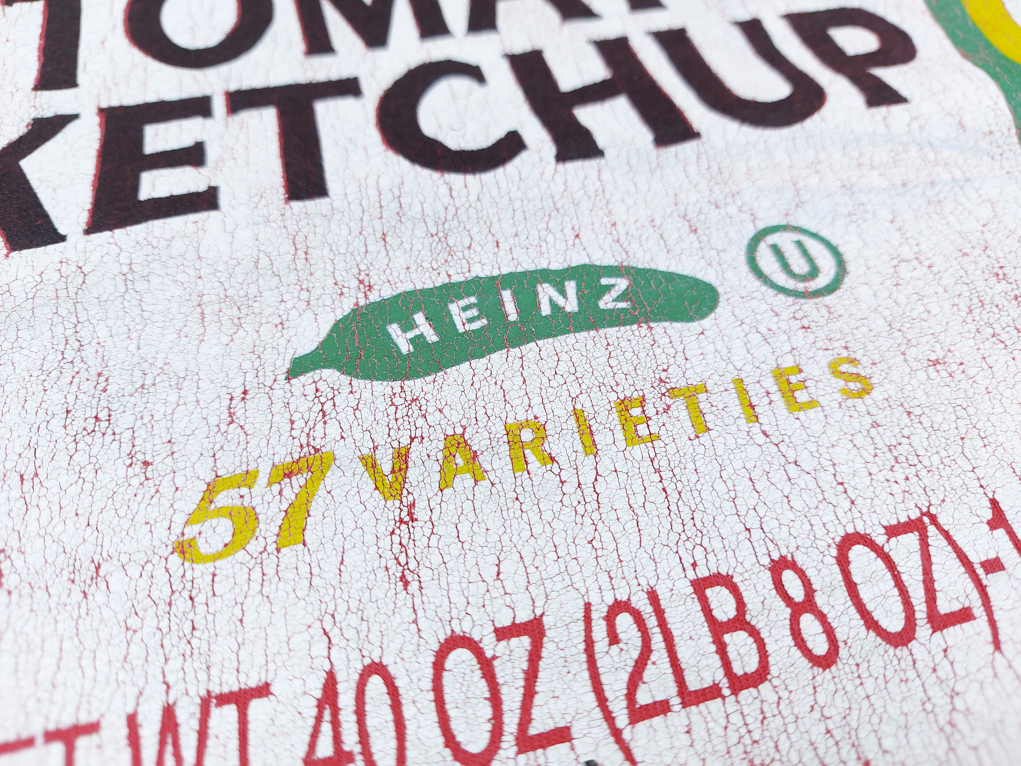 Gildan × Vintage Vintage 90s Y2K Heinz Tomato Ketchup TEE Size US XL / EU 56 / 4 - 3 Thumbnail