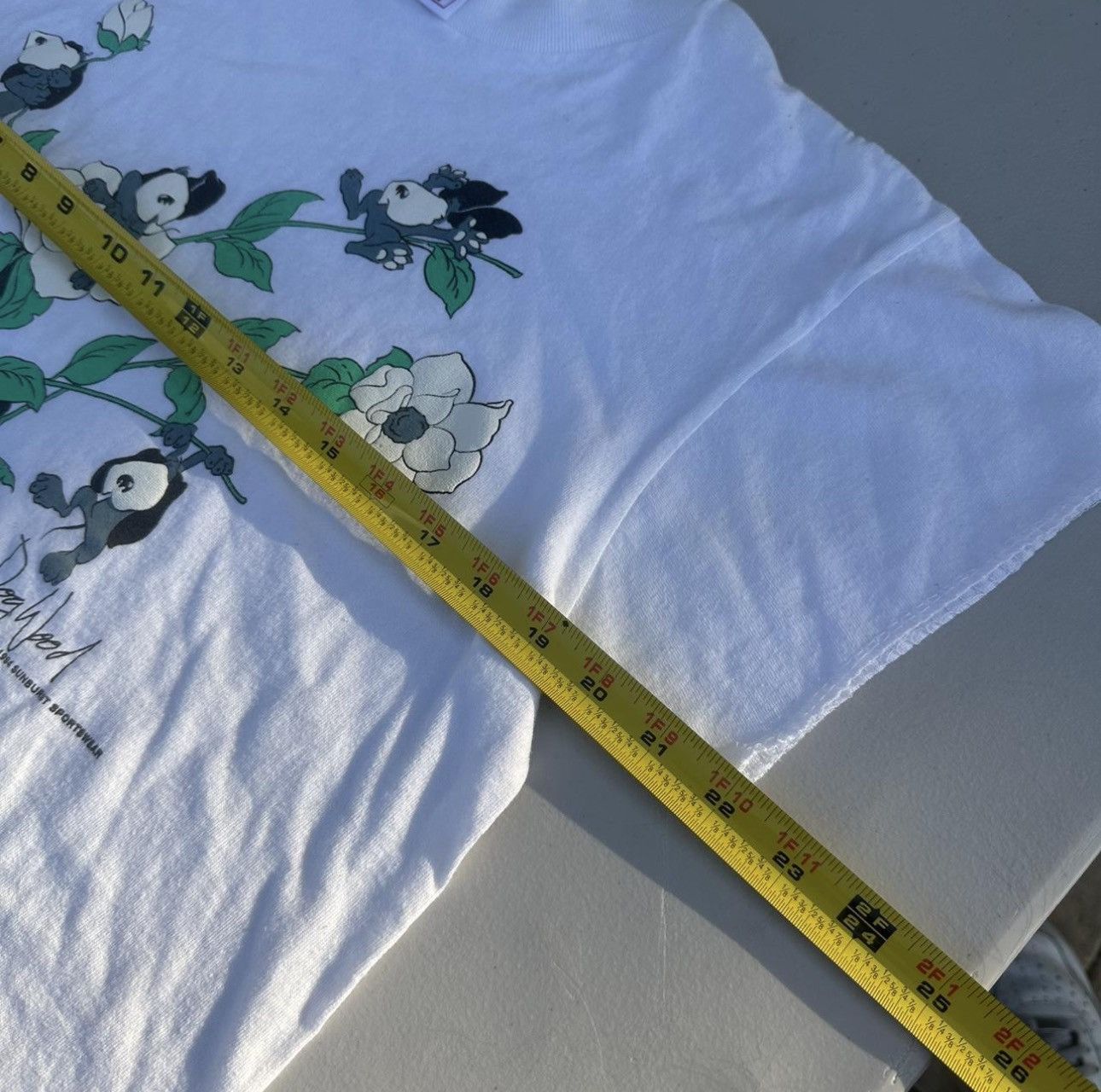 Vintage Vintage 90s flower petal pets dog wood tee Size US M / EU 48-50 / 2 - 4 Thumbnail