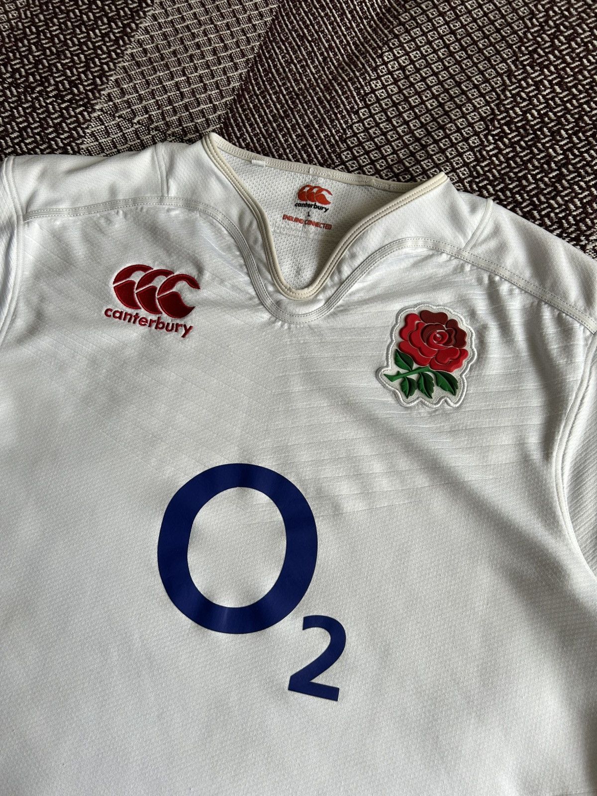 Canterbury of New Zealand Canterbury English Rugby National Team Jersey Size L Size US L / EU 52-54 / 3 - 3 Thumbnail