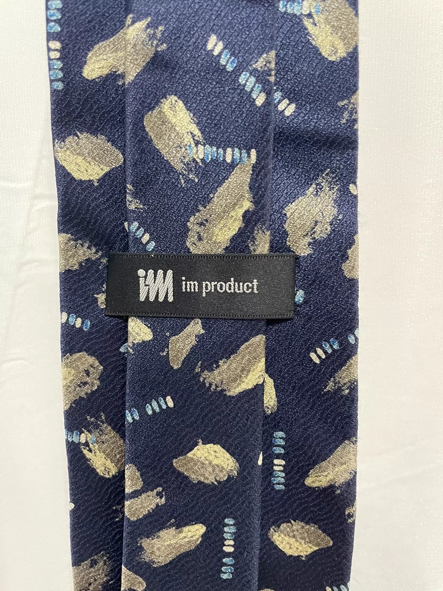 Issey Miyake Issey Miyake Vintage Blue Fun Pattern Tie Size ONE SIZE - 4 Thumbnail