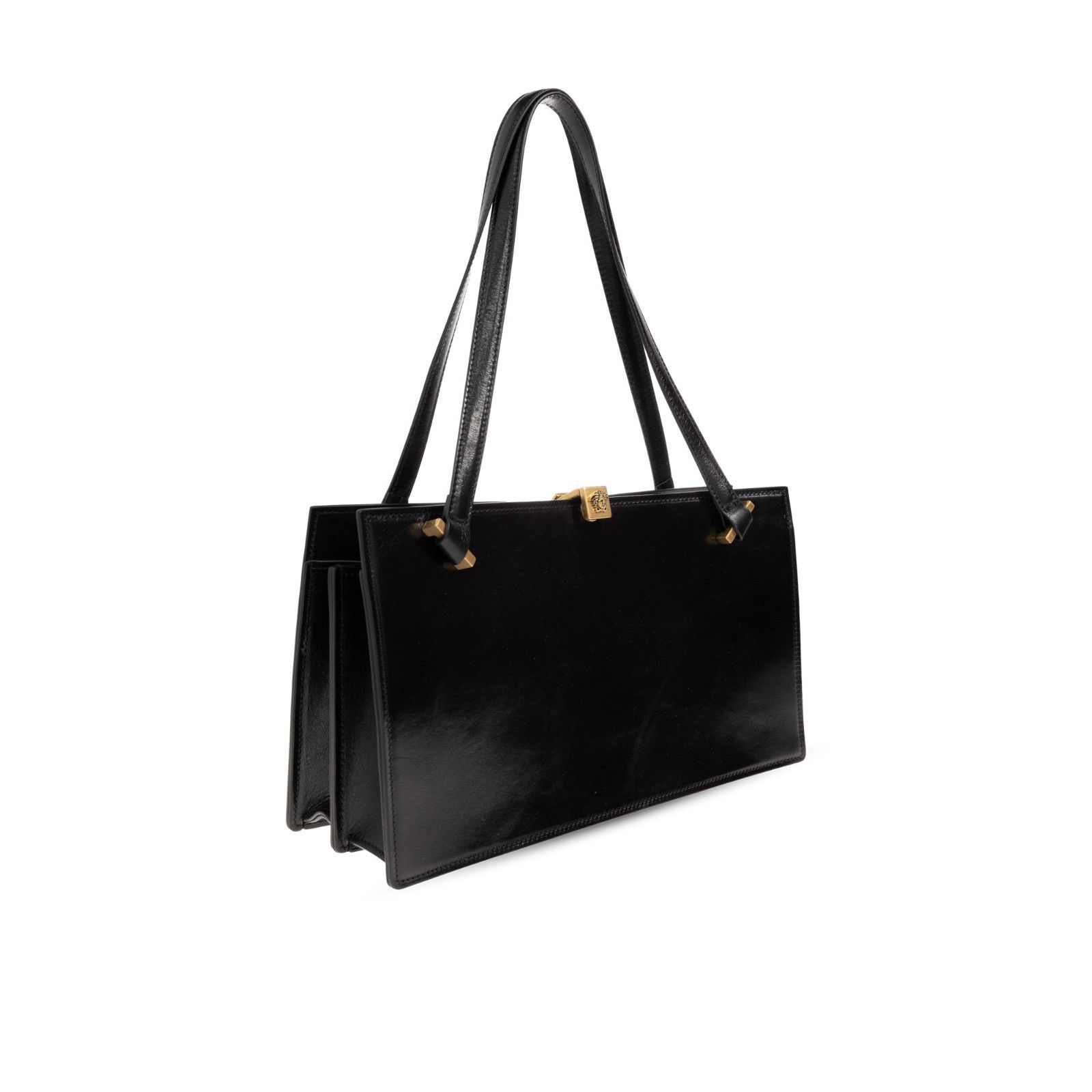 Versace VERSACE Severine Black Leather Shoulder Bag New & Authentic Size ONE SIZE - 3 Thumbnail