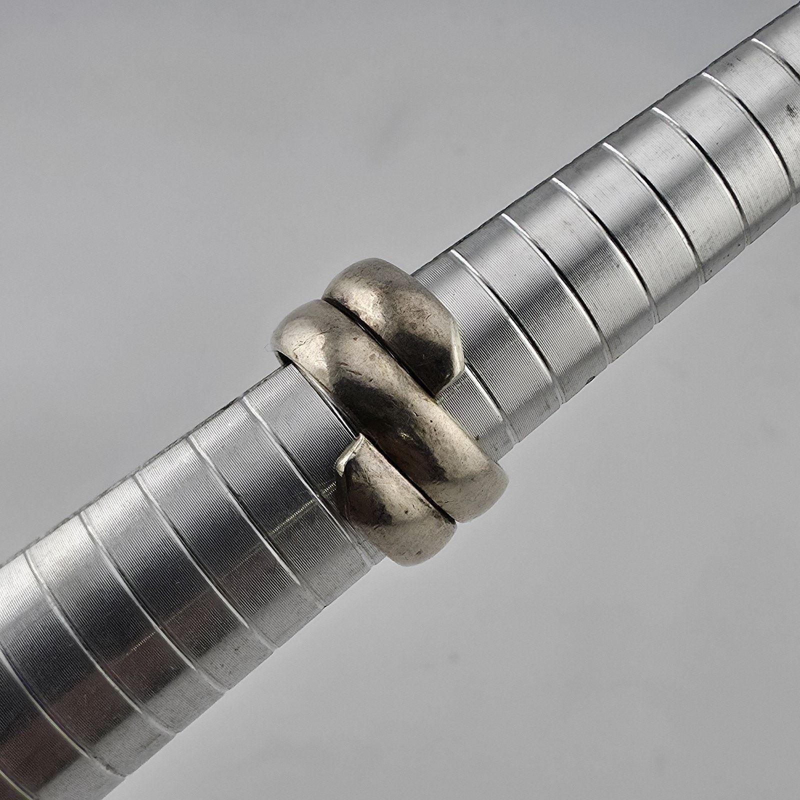 Other Vintage Mexico 925 Sterling Silver Wrap Ring 7 Modernist Size ONE SIZE - 10 Thumbnail