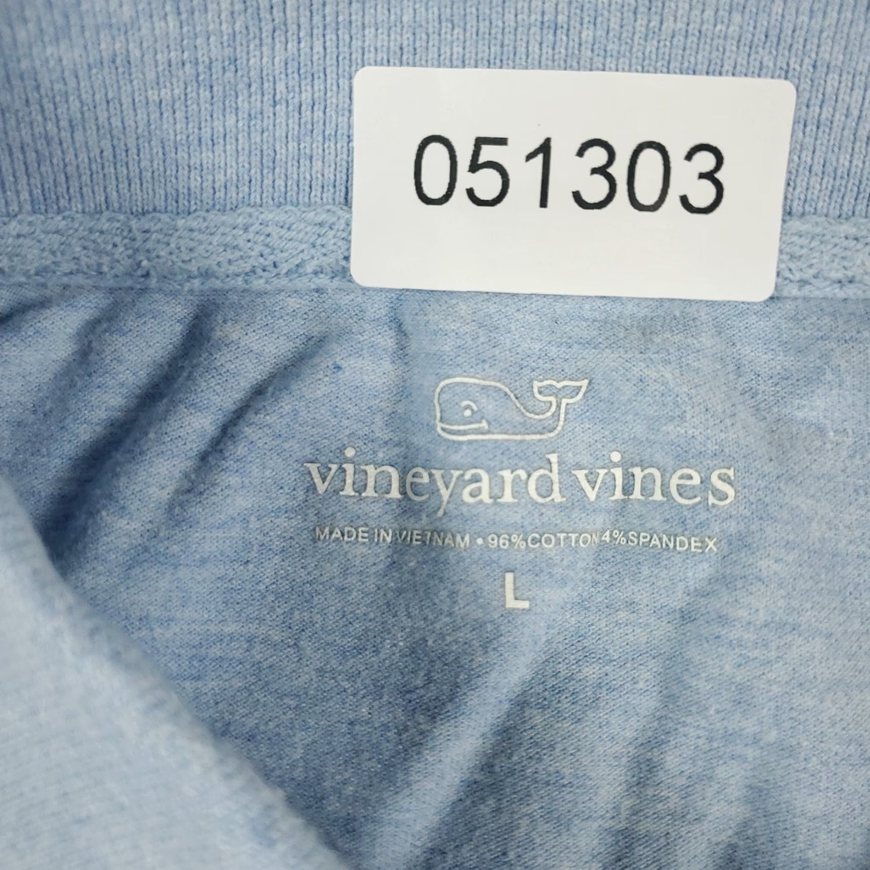 Vineyard Vines VINEYARD VINES Polo Shirt Mens Large Blue Casual Short Sleeve Activewear Size US L / EU 52-54 / 3 - 8 Thumbnail