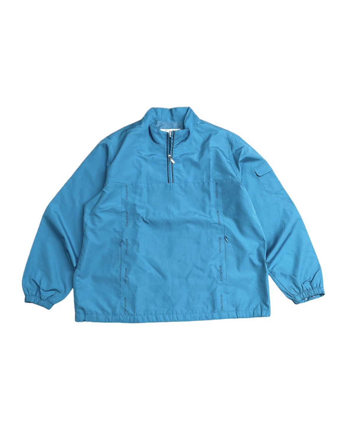 Balenciaga Vintage Balenciaga Jacket Half Zipper Light Blue (UNISEX) Size US L / EU 52-54 / 3 - 1 Thumbnail