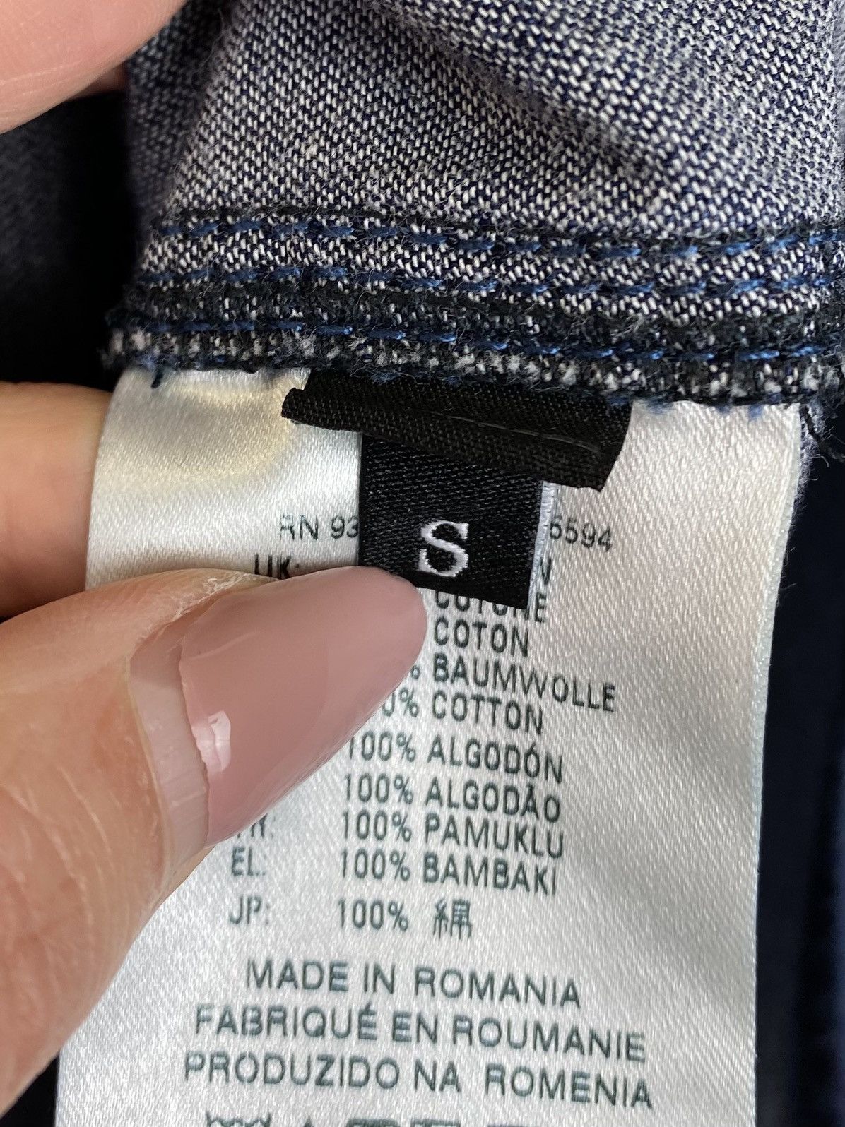 Diesel Diesel Denim Buttons Up Shirt Top Embroidered Stars Blue Size US S / EU 44-46 / 1 - 6 Thumbnail