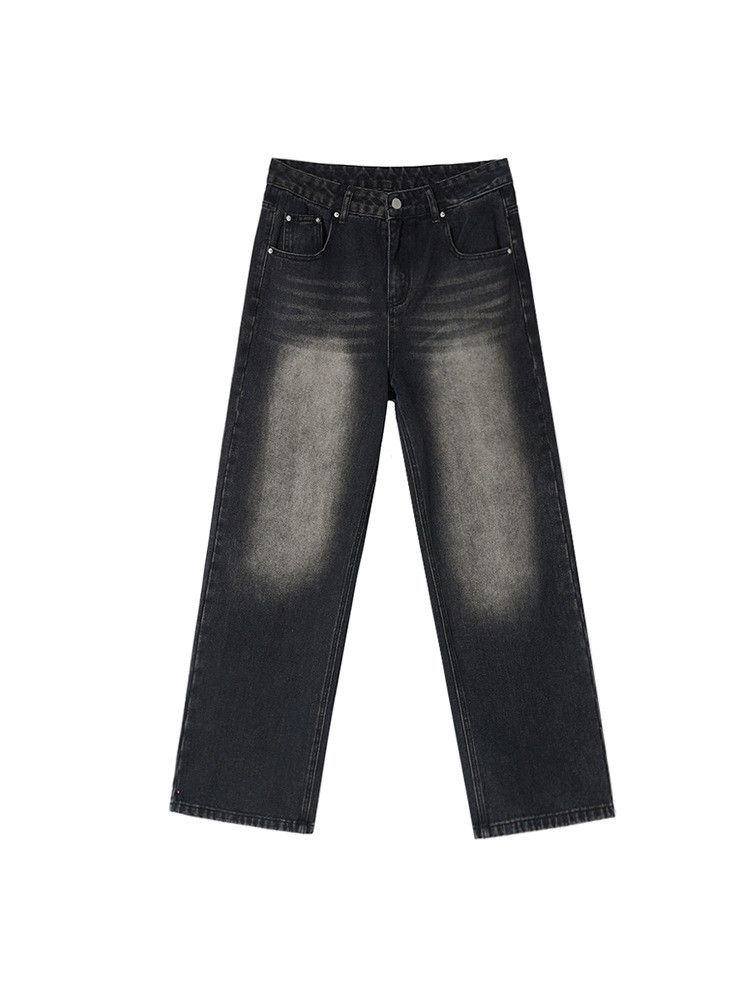 Japanese Brand × Jean Retro loose straight leg wide leg gradient jeans Size US 32 / EU 48 - 5 Thumbnail