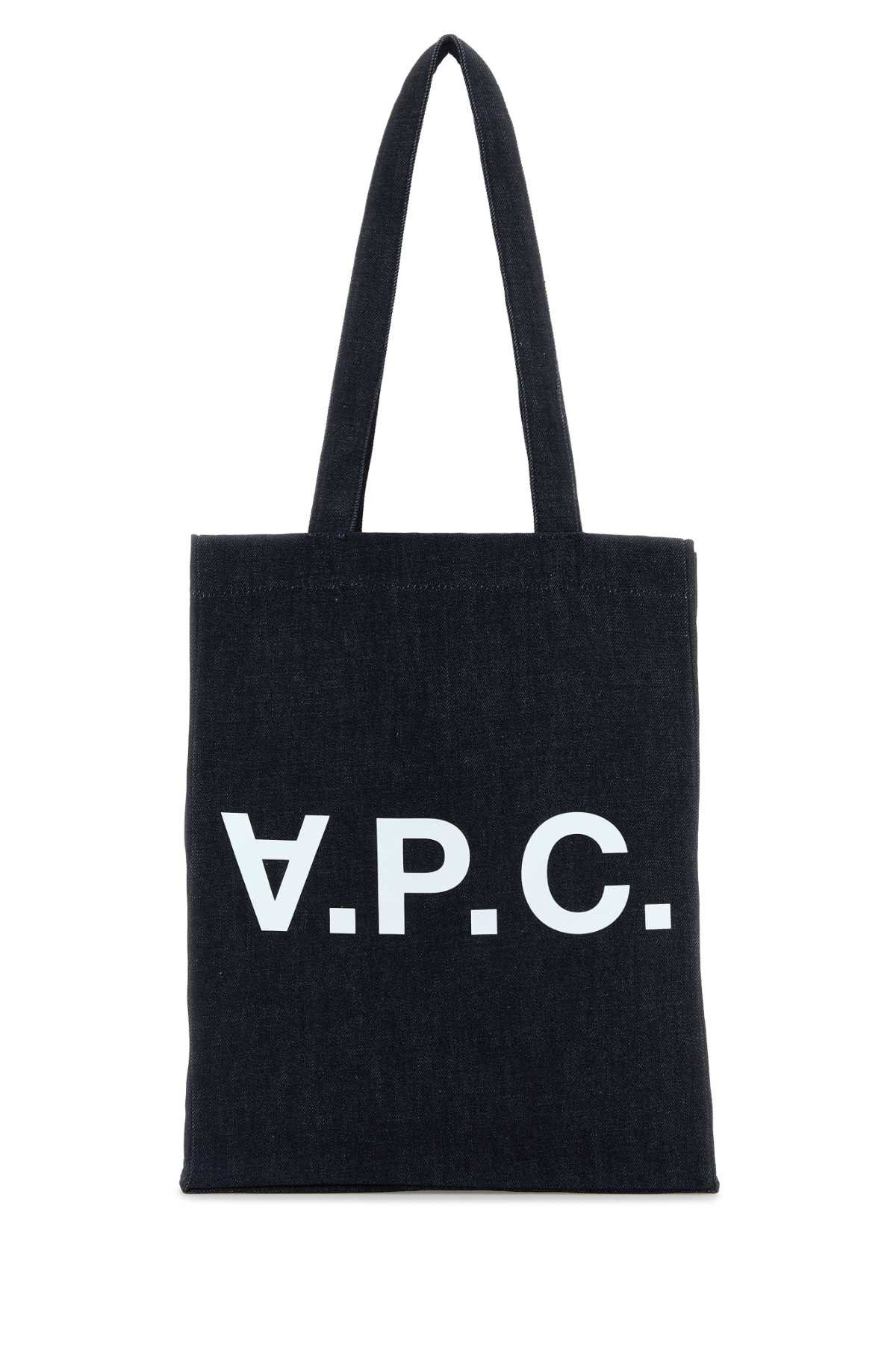 A.P.C. Denim Laure Shopping Bag Size ONE SIZE - 1 Thumbnail