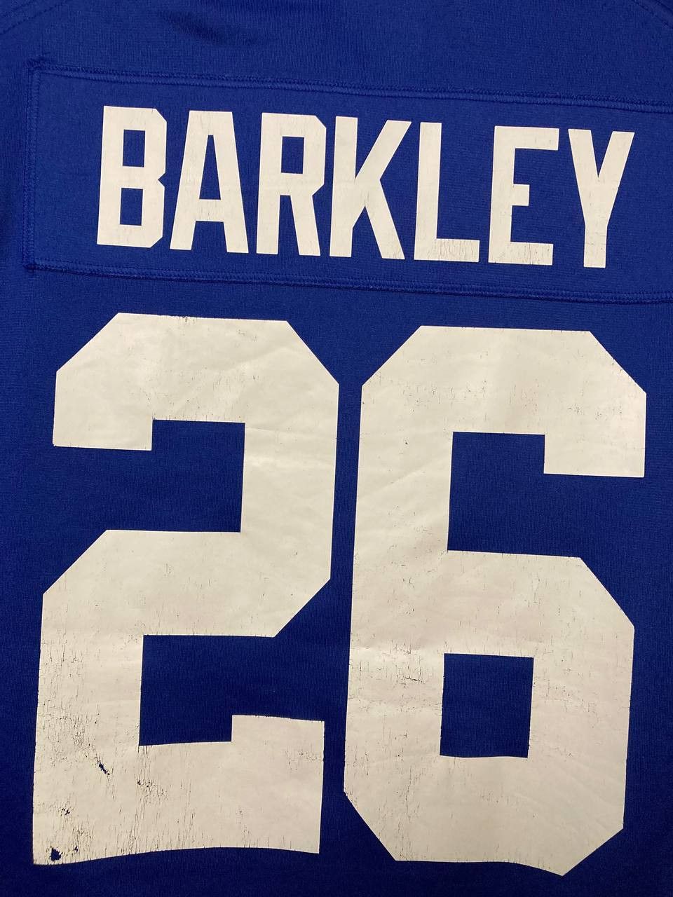 Nike VINTAGE NEW YORK GIANTS BARKLEY #26 NFL FOOTBALL NIKE JERSEY Size US L / EU 52-54 / 3 - 16 Thumbnail