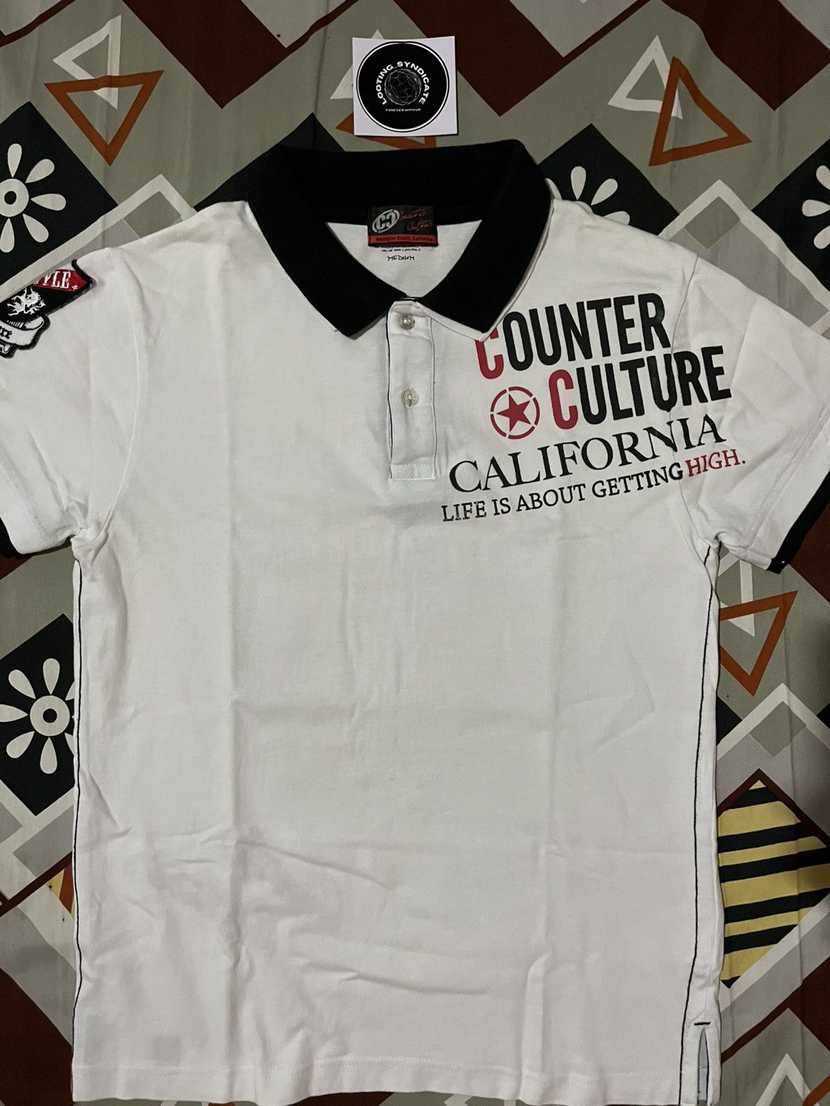 Vintage 🔥 Rare Item Counter Culture Skateboarding Poem Polo Shirt Size US M / EU 48-50 / 2 - 2 Thumbnail