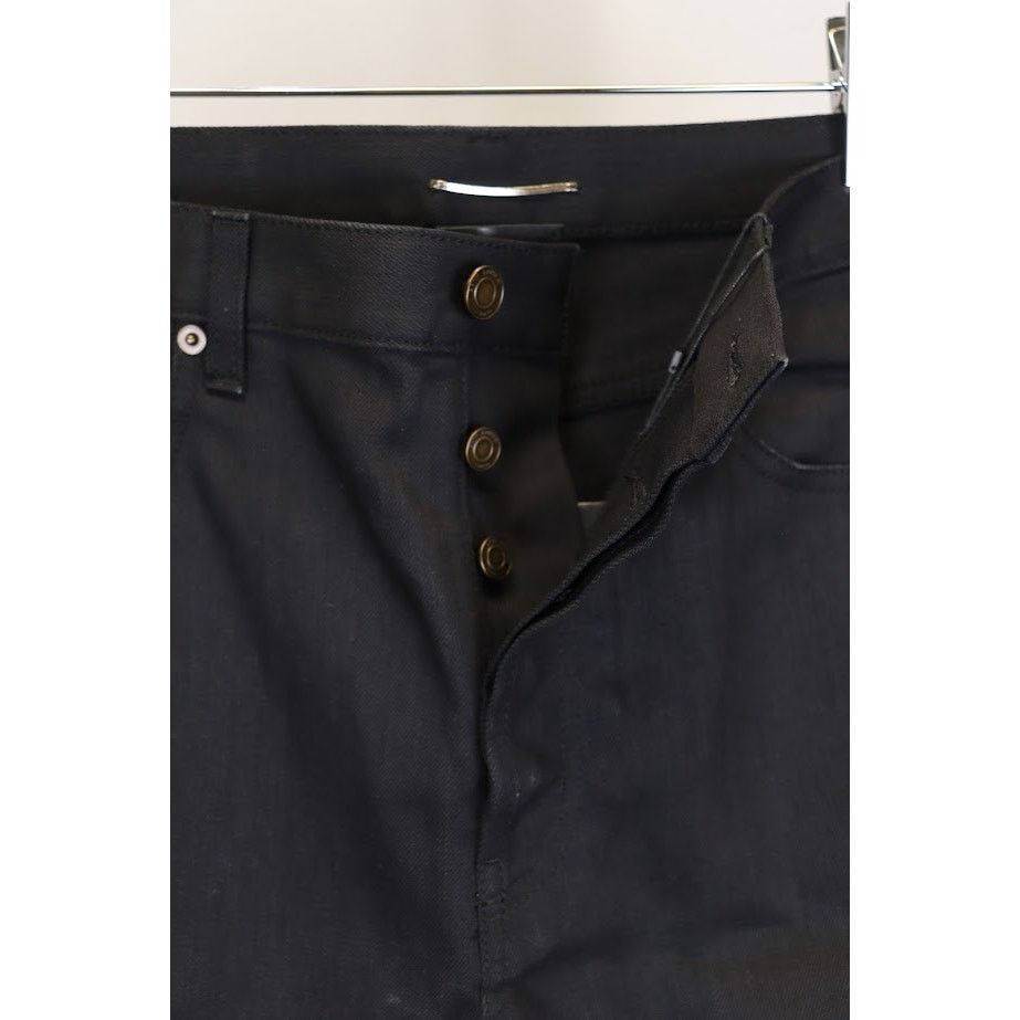 Saint Laurent Paris o1rshd1 Denim Short in Black Size US 31 - 3 Thumbnail