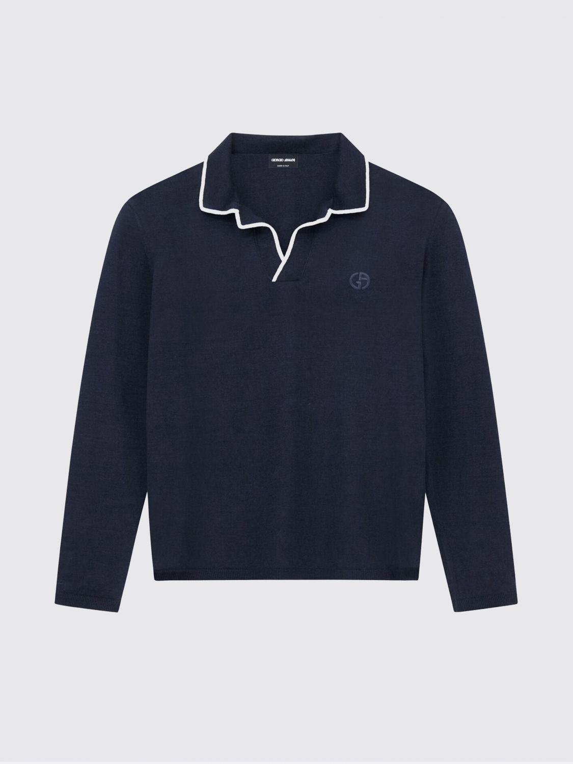 Giorgio Armani Giorgio Armani Sweater Men Blue Size US M / EU 48-50 / 2 - 1 Thumbnail