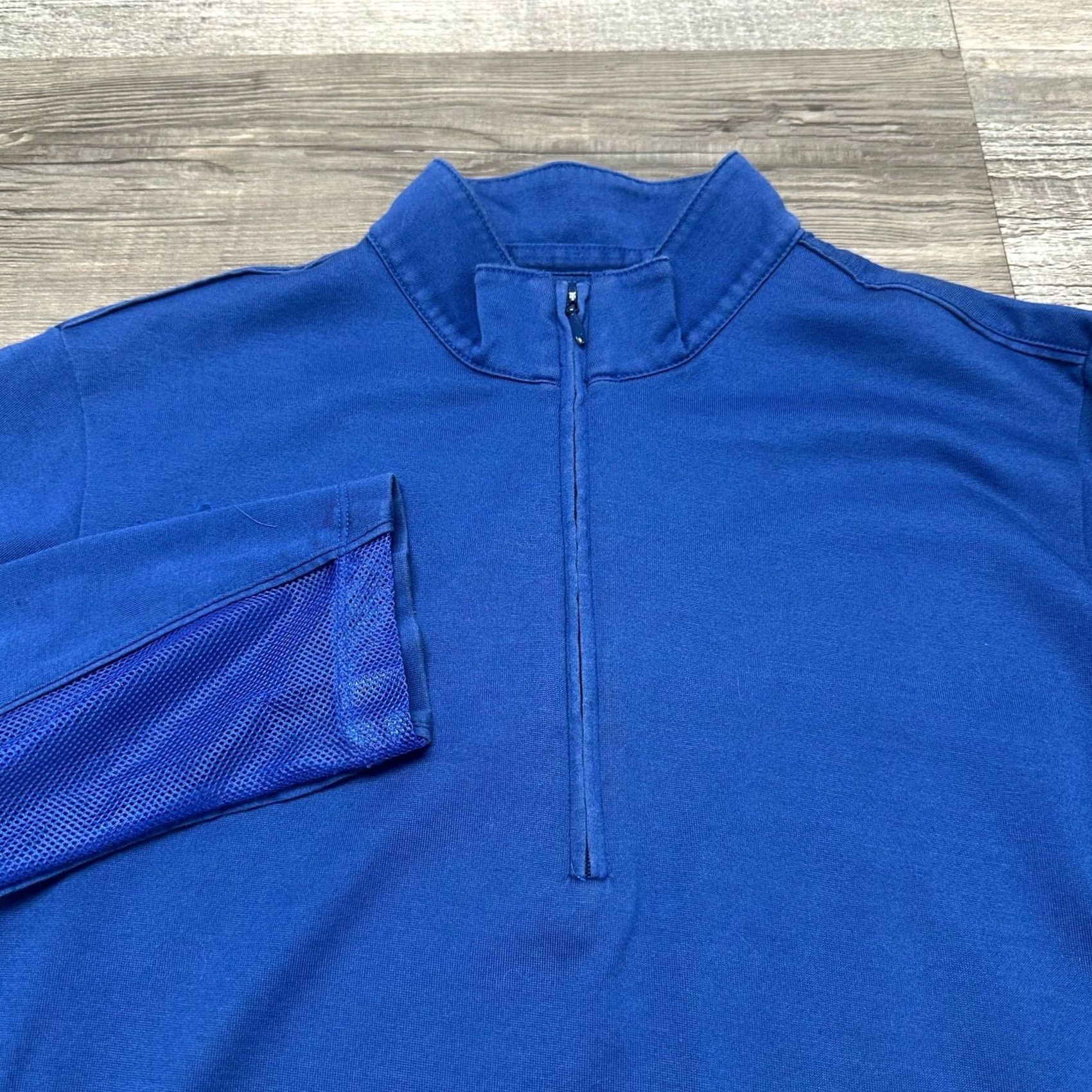 Peter Millar Peter Millar Crown Sport Golf Sweatshirt Mens L Blue 1/4 Zip Moisture Management Size US L / EU 52-54 / 3 - 2 Thumbnail
