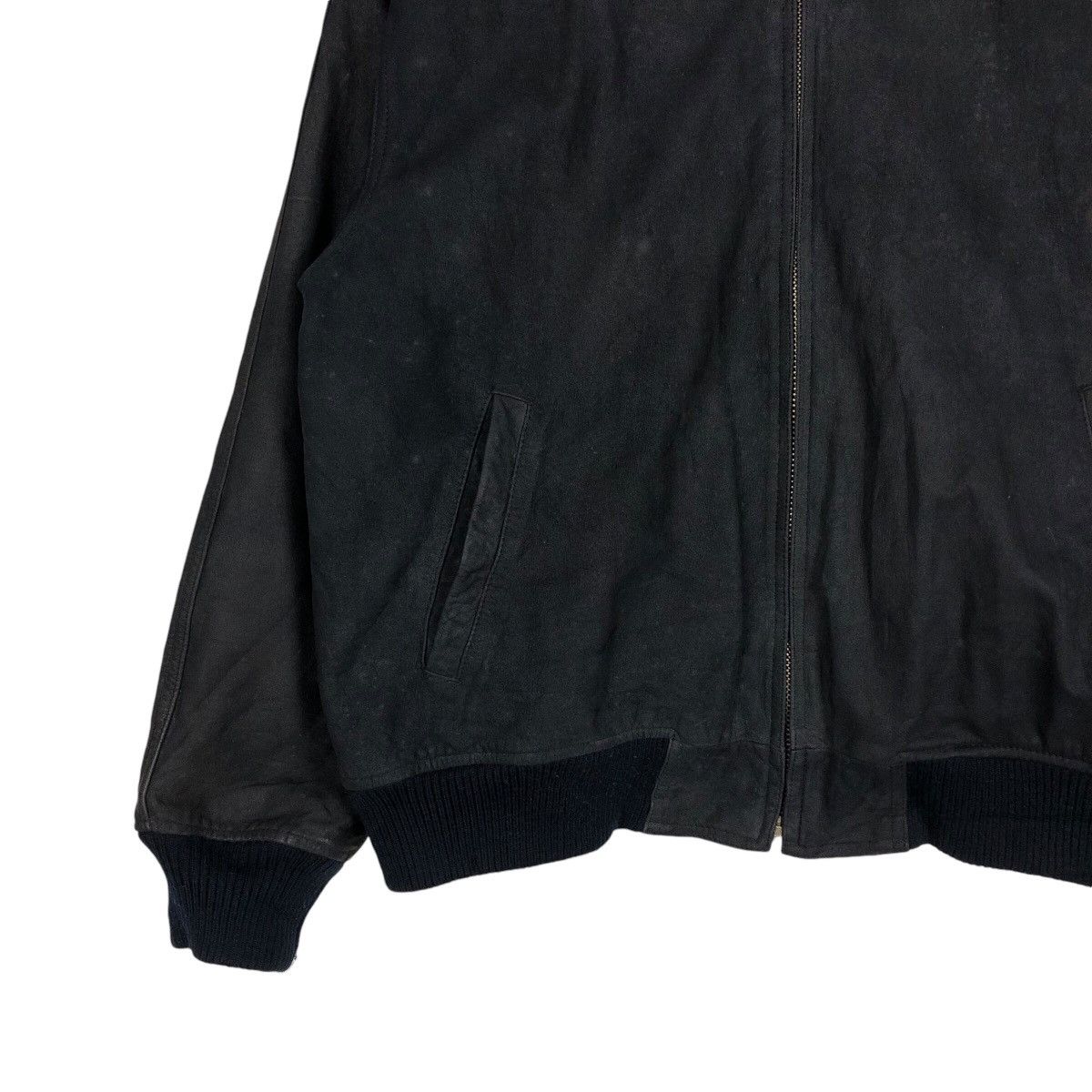 Japanese Brand 📌Vintage Bomber Leather Jacket Vario Max Issey Miyake Size US L / EU 52-54 / 3 - 5 Thumbnail