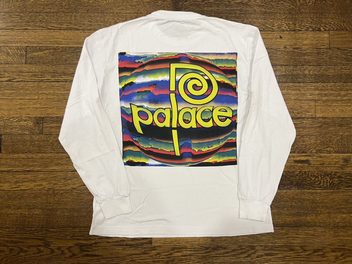 image of Palace Longsleeve in White, Men's (Size Large)