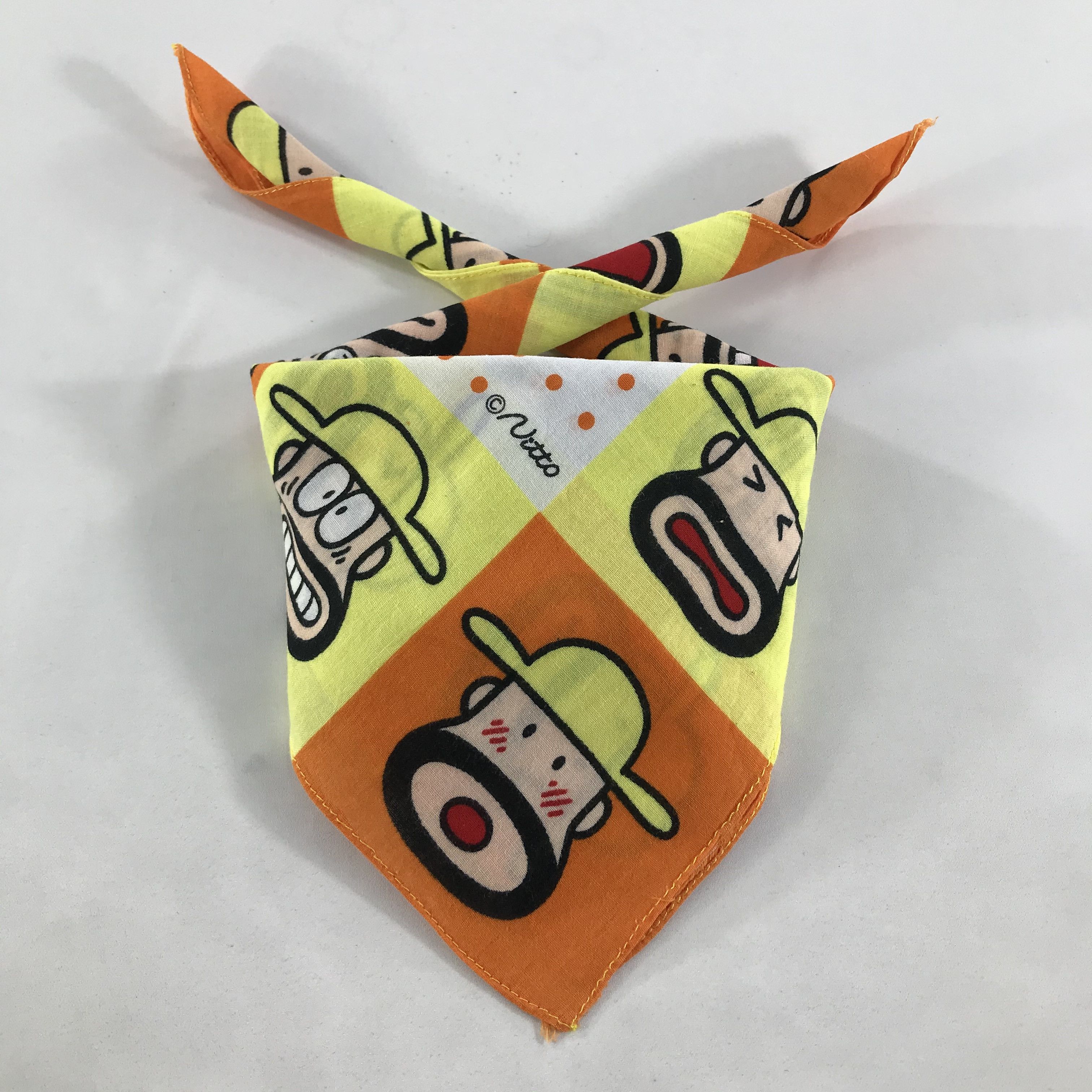 Vintage Vintage Cartoon Bandana / Handkerchief / Neckerchief - S1764 Size ONE SIZE - 6 Thumbnail