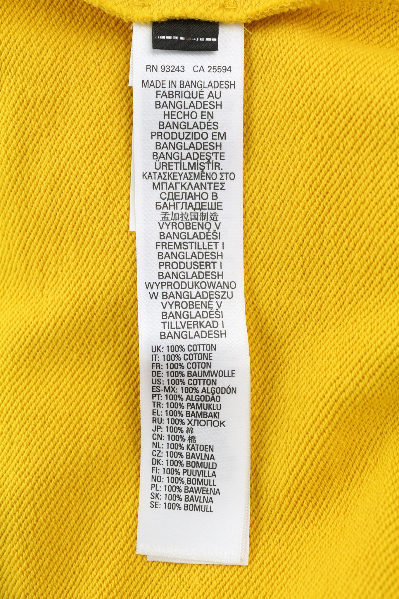 Diesel S-GIRK-HOOD-CUTY S Yellow Logo Oversized Hoodie 40119 Size US S / EU 44-46 / 1 - 8 Thumbnail