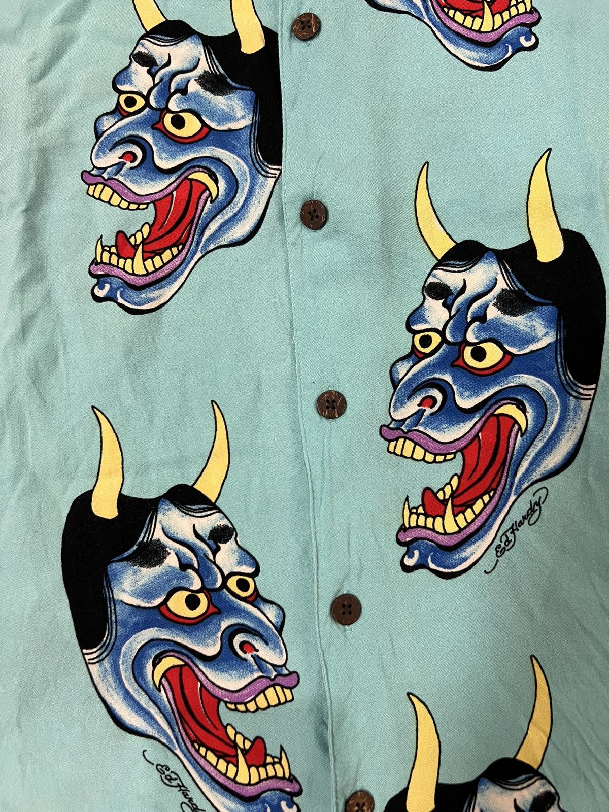 Ed Hardy Vintage Ed Hardy Short sleeve button up shirt Size US M / EU 48-50 / 2 - 8 Thumbnail