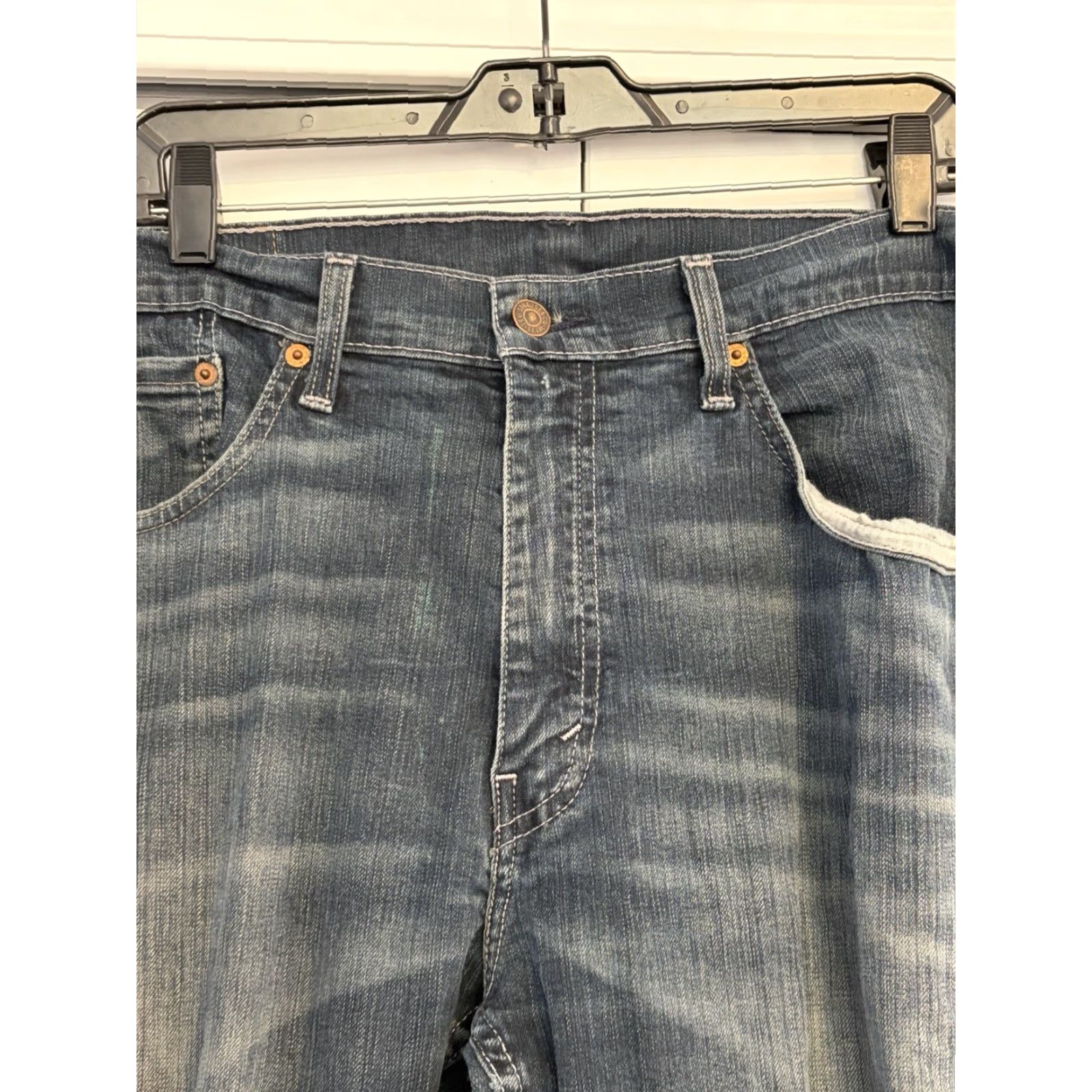 Levi's Levi's Jeans Men 559 Relaxed Straight 36x34 Blue Denim 5-Pocket Zip Belt Loops Mid Rise Regular Size Mens Size US 36 / EU 52 - 3 Thumbnail
