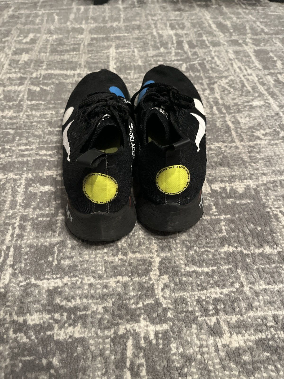 Nike × Off-White Off-White x Zoom Fly Mercurial Flyknit Black Size US 9.5 / EU 42-43 - 3 Thumbnail