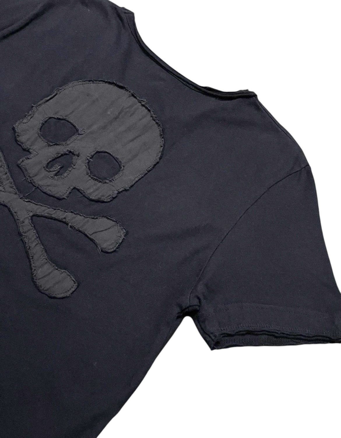 If Six Was Nine × In The Attic × Le Grande Bleu (L.G.B.) In The Attic Japan Skull Patch Distressed Layered Tshirt Size US S / EU 44-46 / 1 - 3 Thumbnail