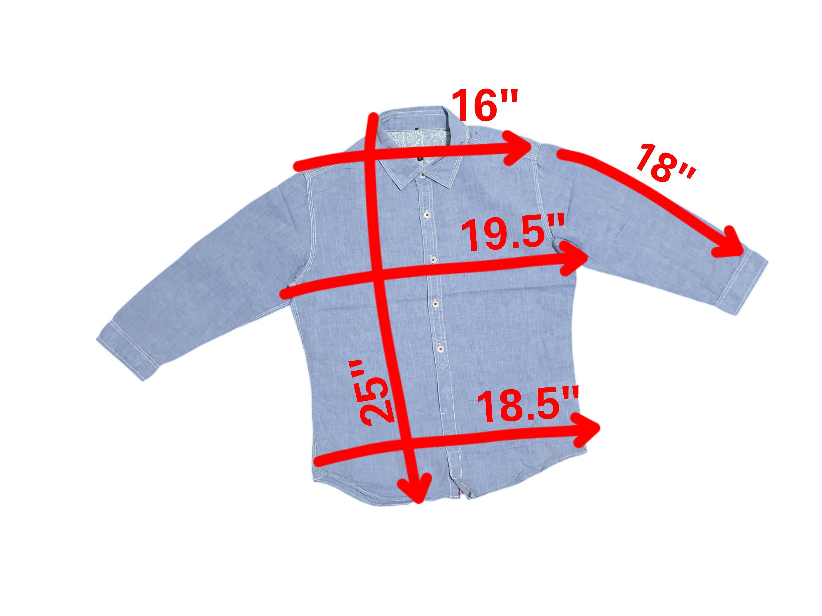 ABAHOUSE × Japanese Brand ABAHOUSE 19.5”/25” 3 QUARTER SLEEVE SHIRT Size US M / EU 48-50 / 2 - 10 Thumbnail