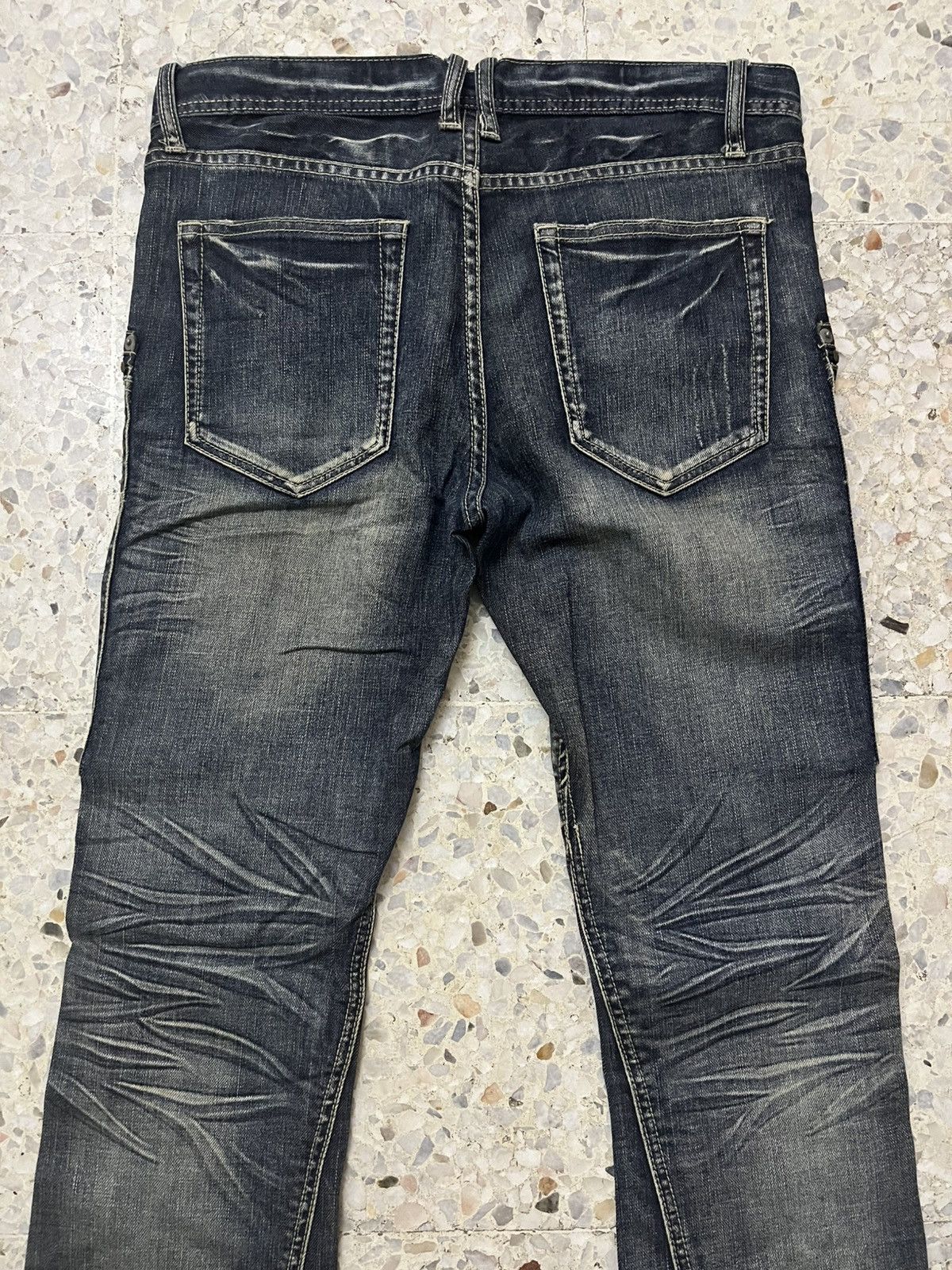 Michel Klein Michel Klein Femme Paris Distressed Multi-Zip Panel Denim Size US 32 / EU 48 - 4 Thumbnail