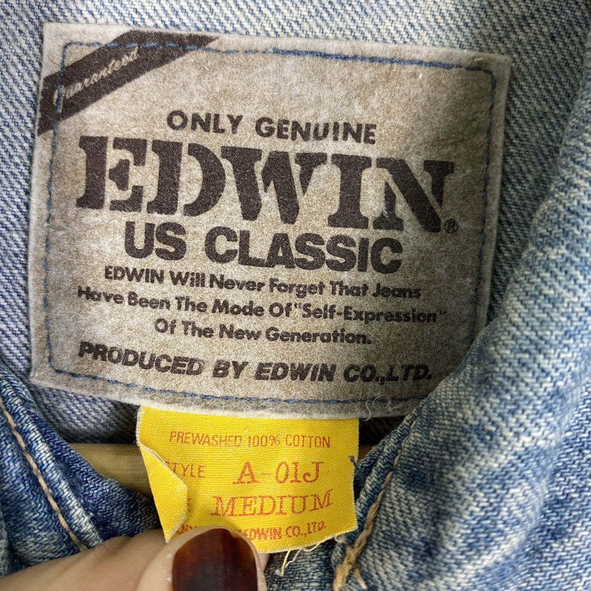 Edwin VINTAGE 90s EDWIN US CLASSIC DENIM JACKET Size US M / EU 48-50 / 2 - 11 Thumbnail