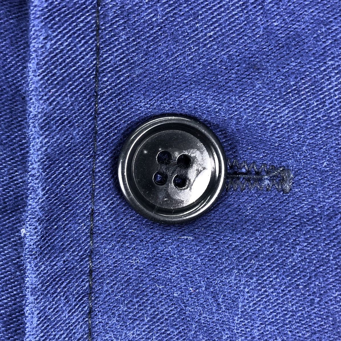 Le Laboureur Vintage 70's Europe Workwear Chore Jacket Indigo Blue Size US XL / EU 56 / 4 - 10 Thumbnail