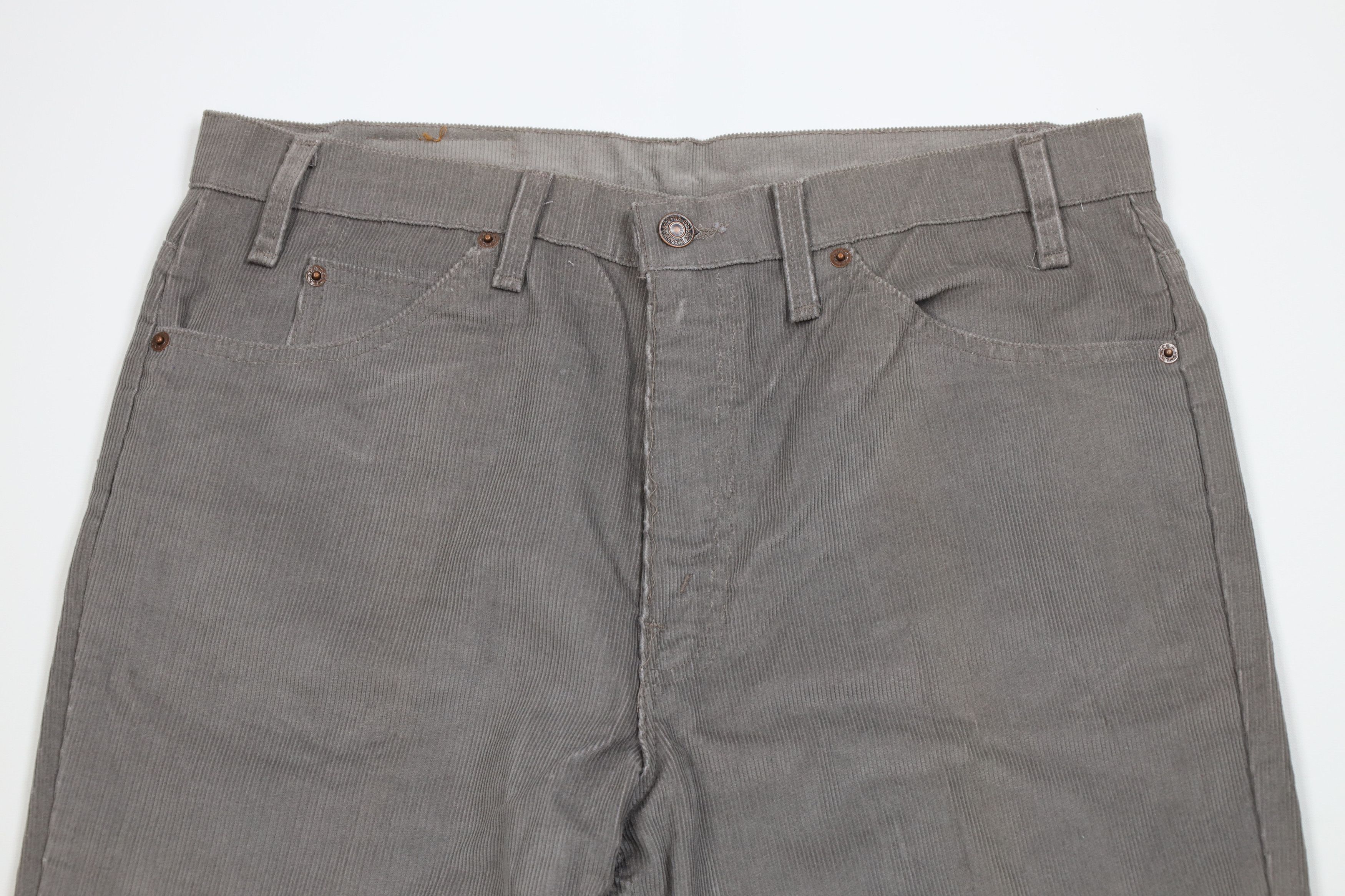 Levi's Vintage 80s Levis 517 Wide Leg Bootcut Corduroy Pants Size US 36 / EU 52 - 2 Thumbnail