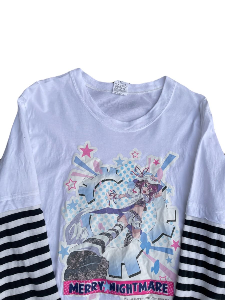 Japanese Brand 2000s Yumekui Merry Layered L/S Tee Japanese Anime Akiba Size US S / EU 44-46 / 1 - 6 Thumbnail