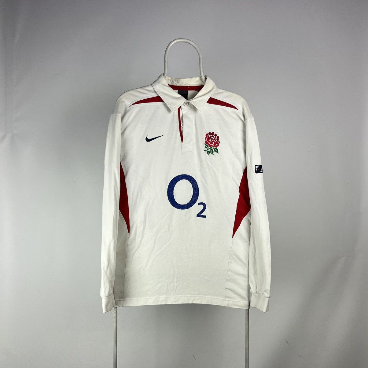 Nike England 2003-2005 2004 rugby long sleeve shirt jersey Nike Size US L / EU 52-54 / 3 - 1 Thumbnail