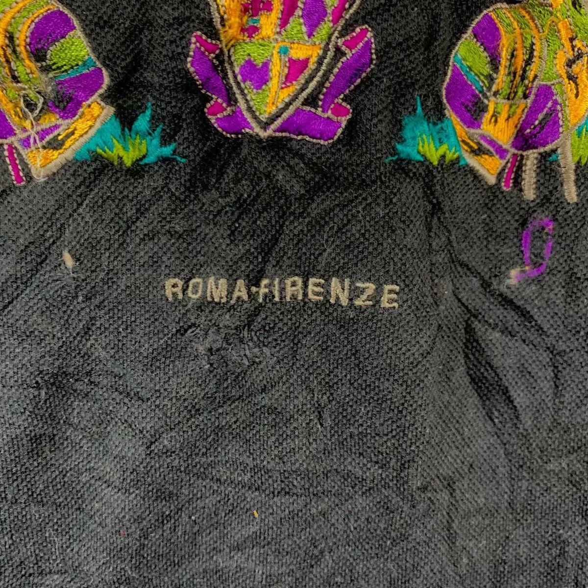 Vintage Vintage DOMINICI ROMA FIRENZE Embroidered Golf Polo Tee Size L / US 10 / IT 46 - 3 Thumbnail